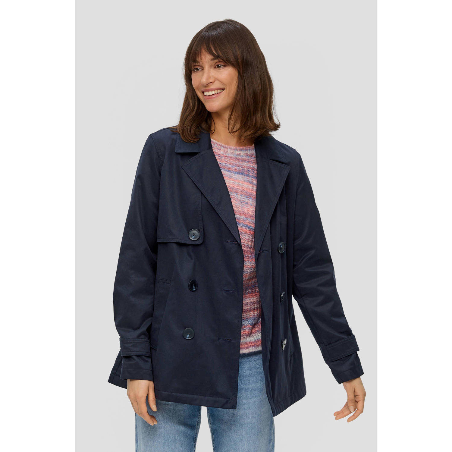 s.Oliver trenchcoat jas marine