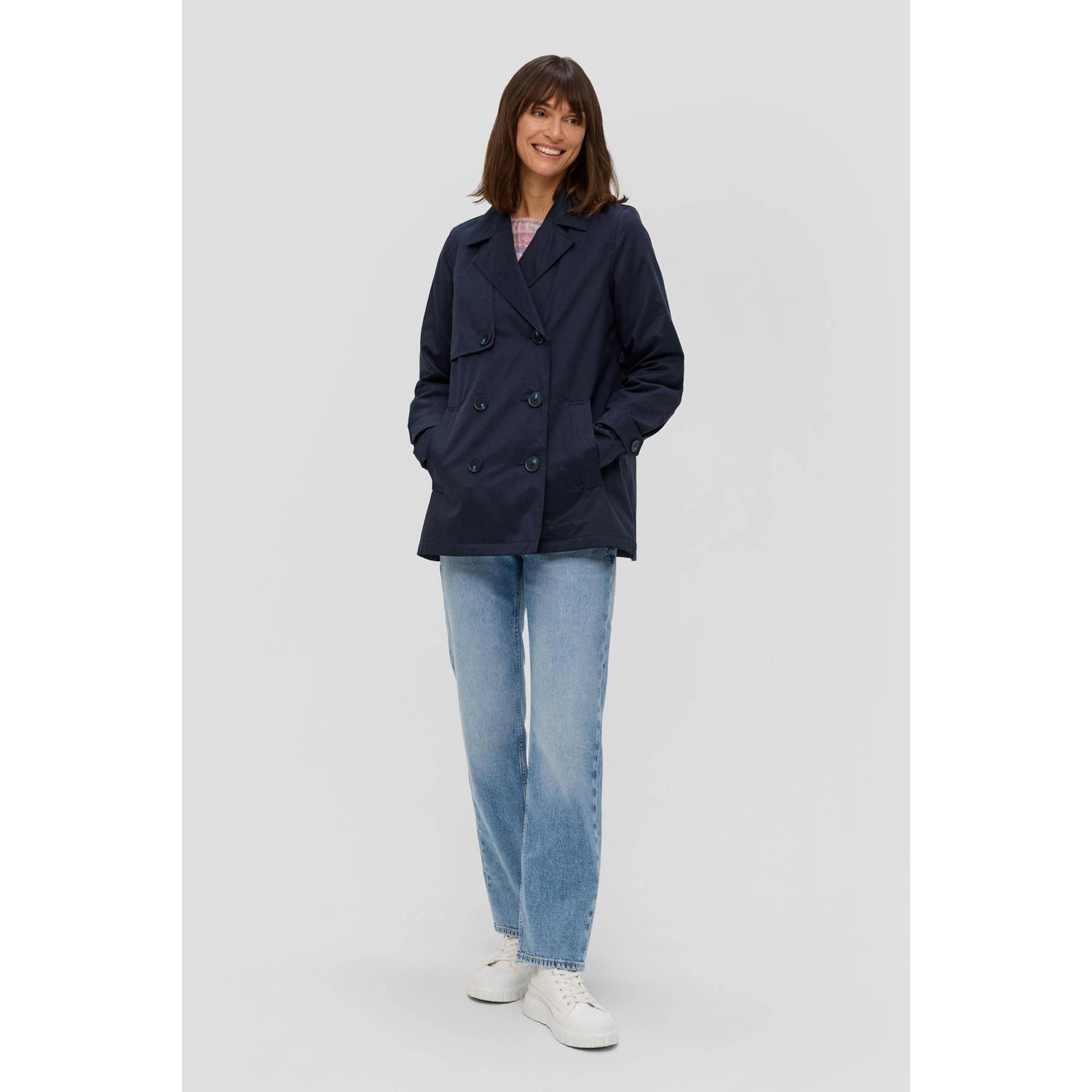 s.Oliver trenchcoat jas marine