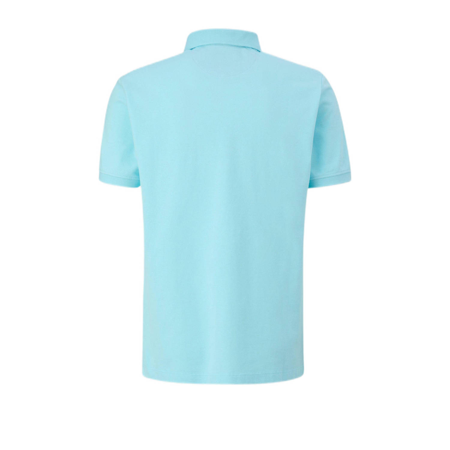 s.Oliver regular fit polo met logo turquoise