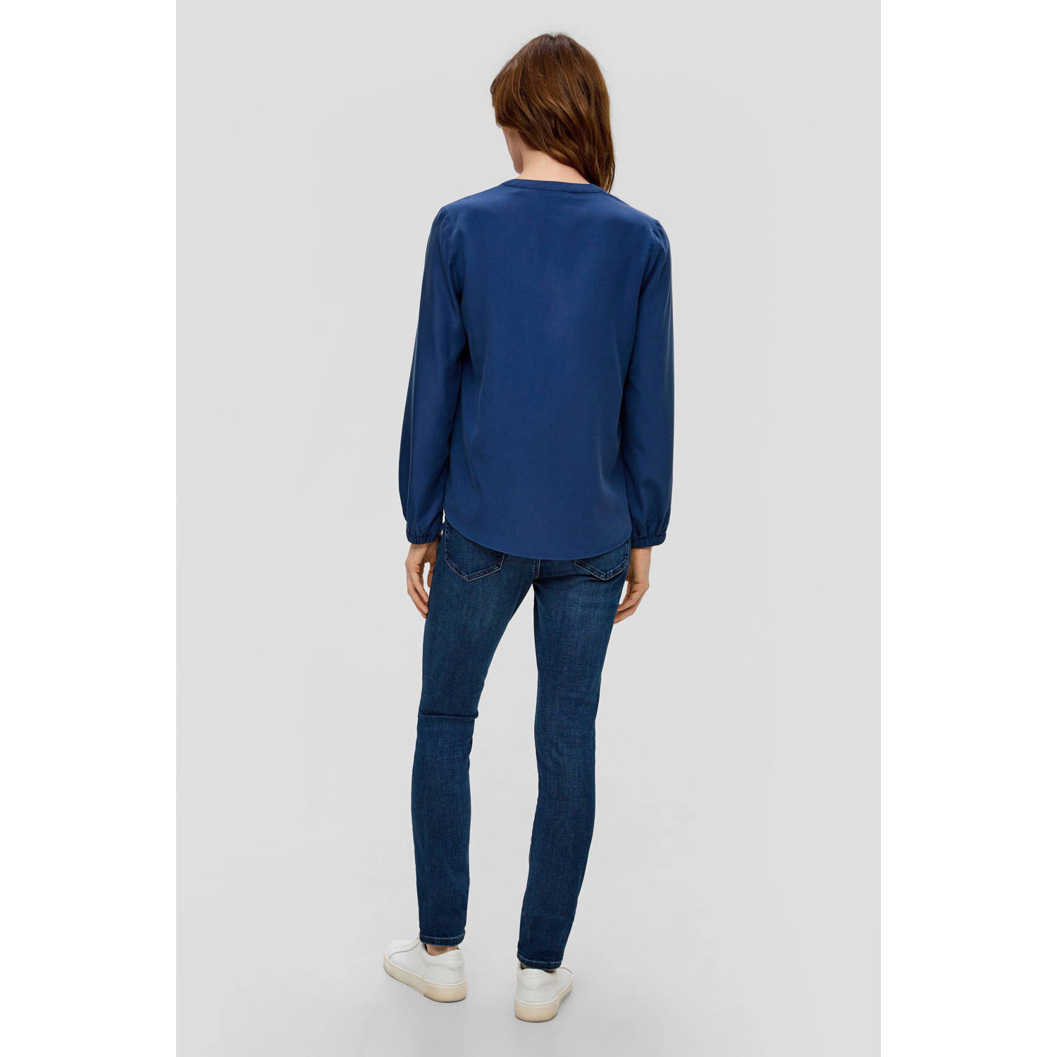 s.Oliver blousetop onkerblauw