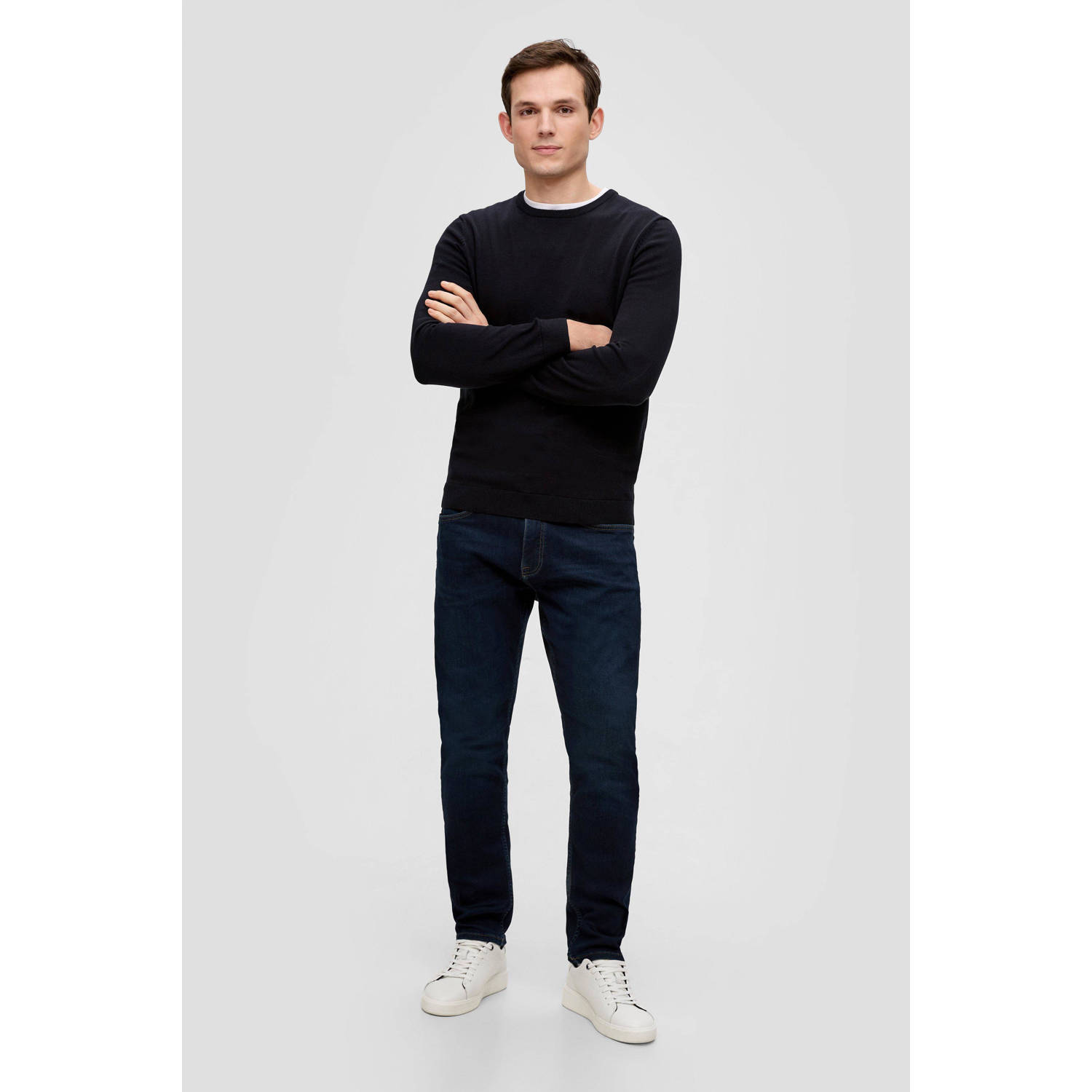 S.Oliver RED LABEL Gebreide pullover met labelstitching