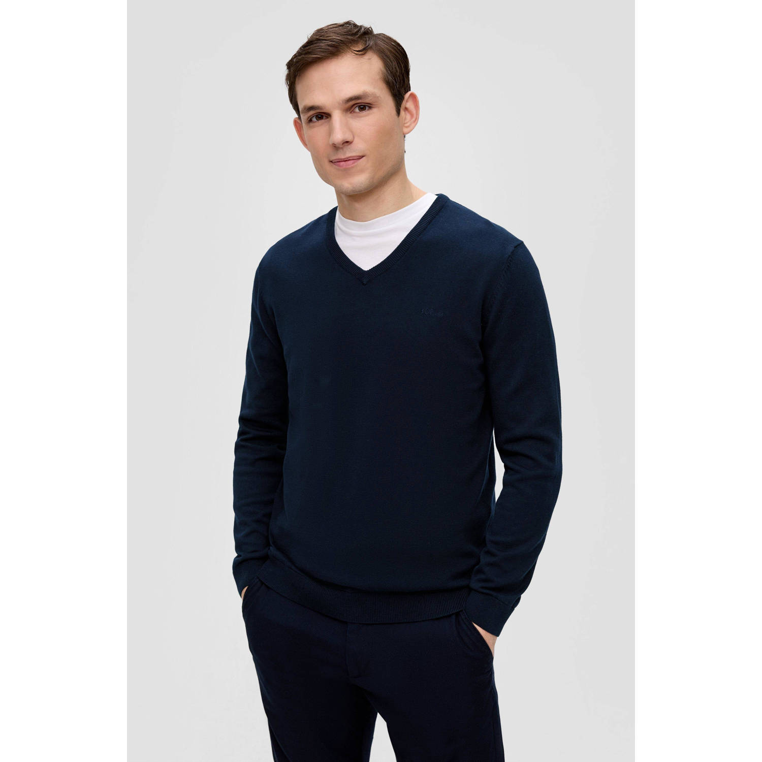 s.Oliver pullover donkerblauw