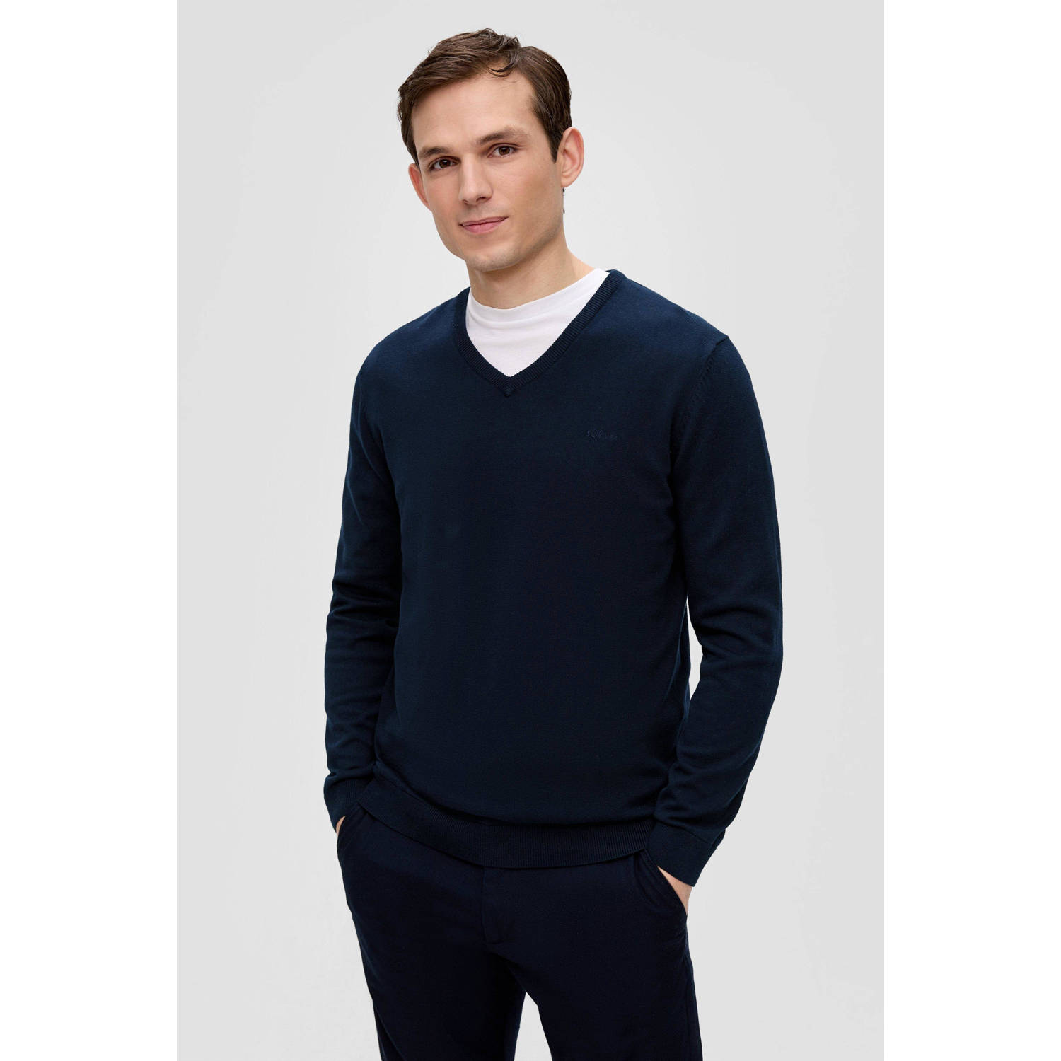 S.Oliver RED LABEL Gebreide pullover met V-hals