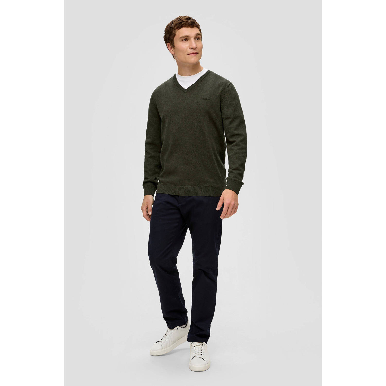 s.Oliver pullover donkergroen