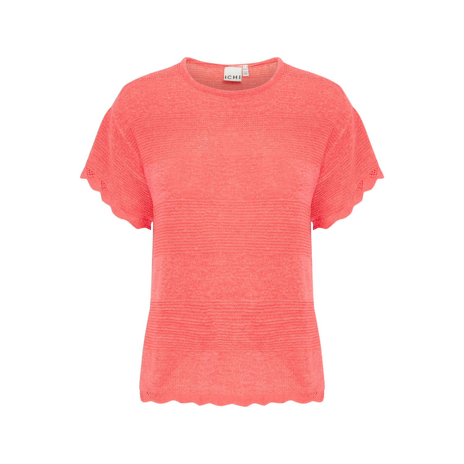 ICHI T-shirt IHPERLAS roze