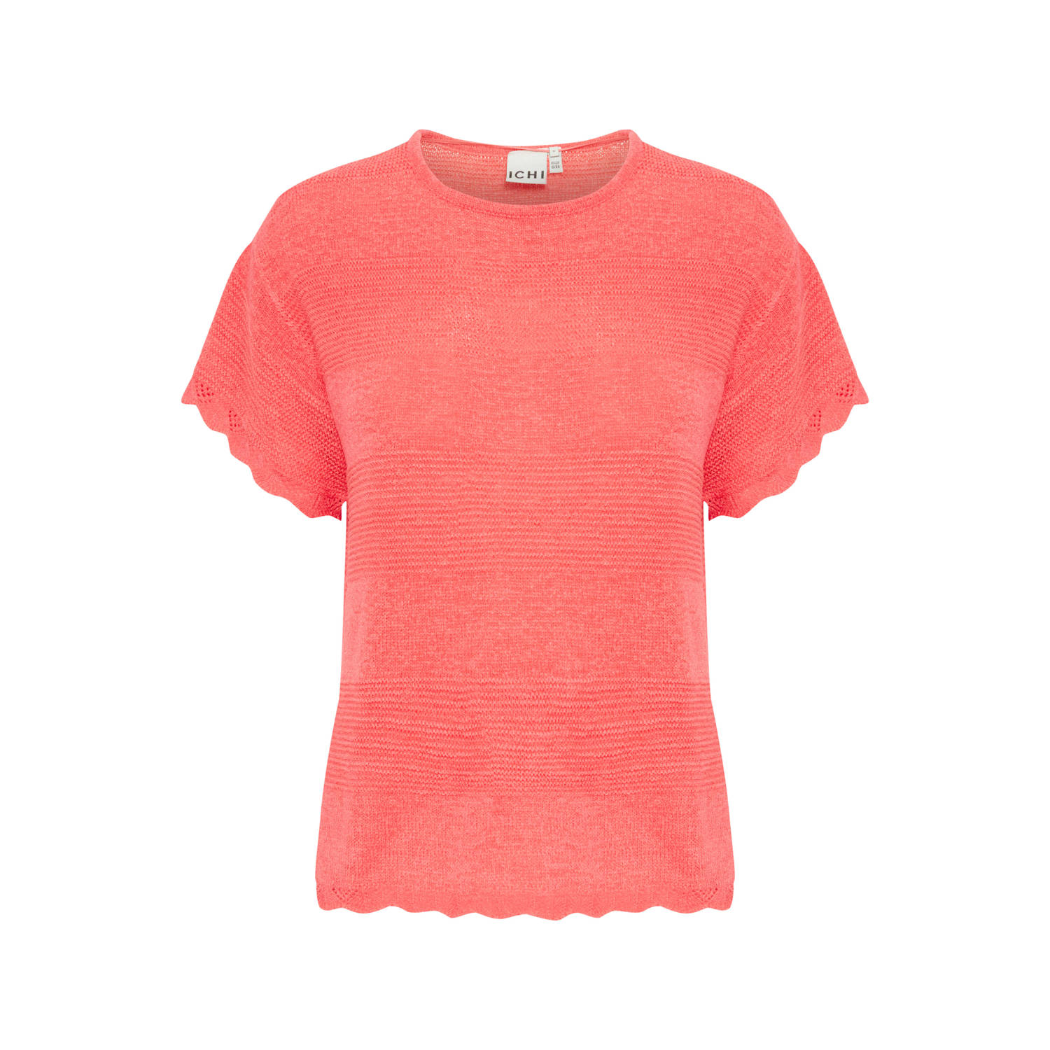 ICHI T-shirt IHPERLAS roze