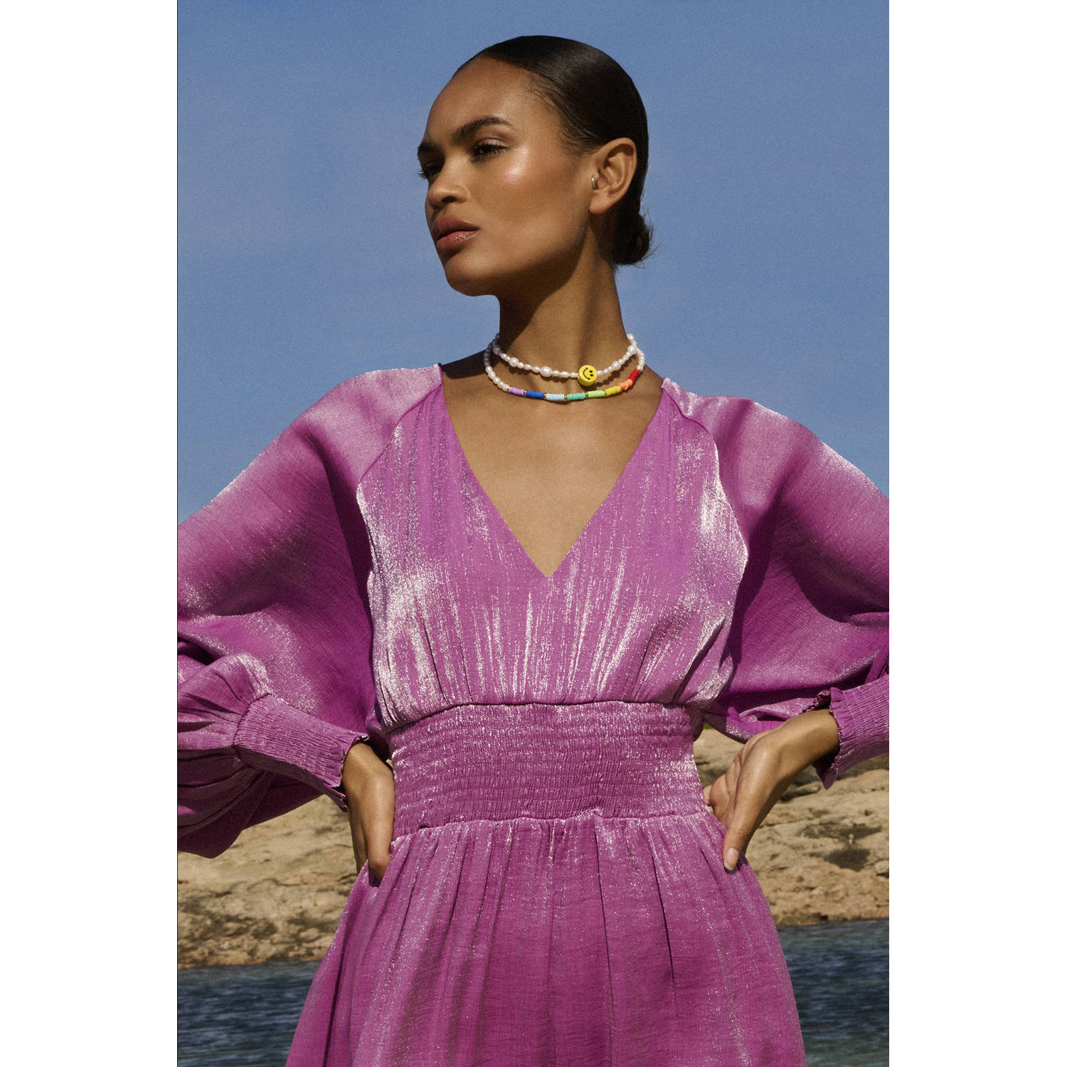 Aaiko Elegante Remy CO 319 Jurk Purple Dames