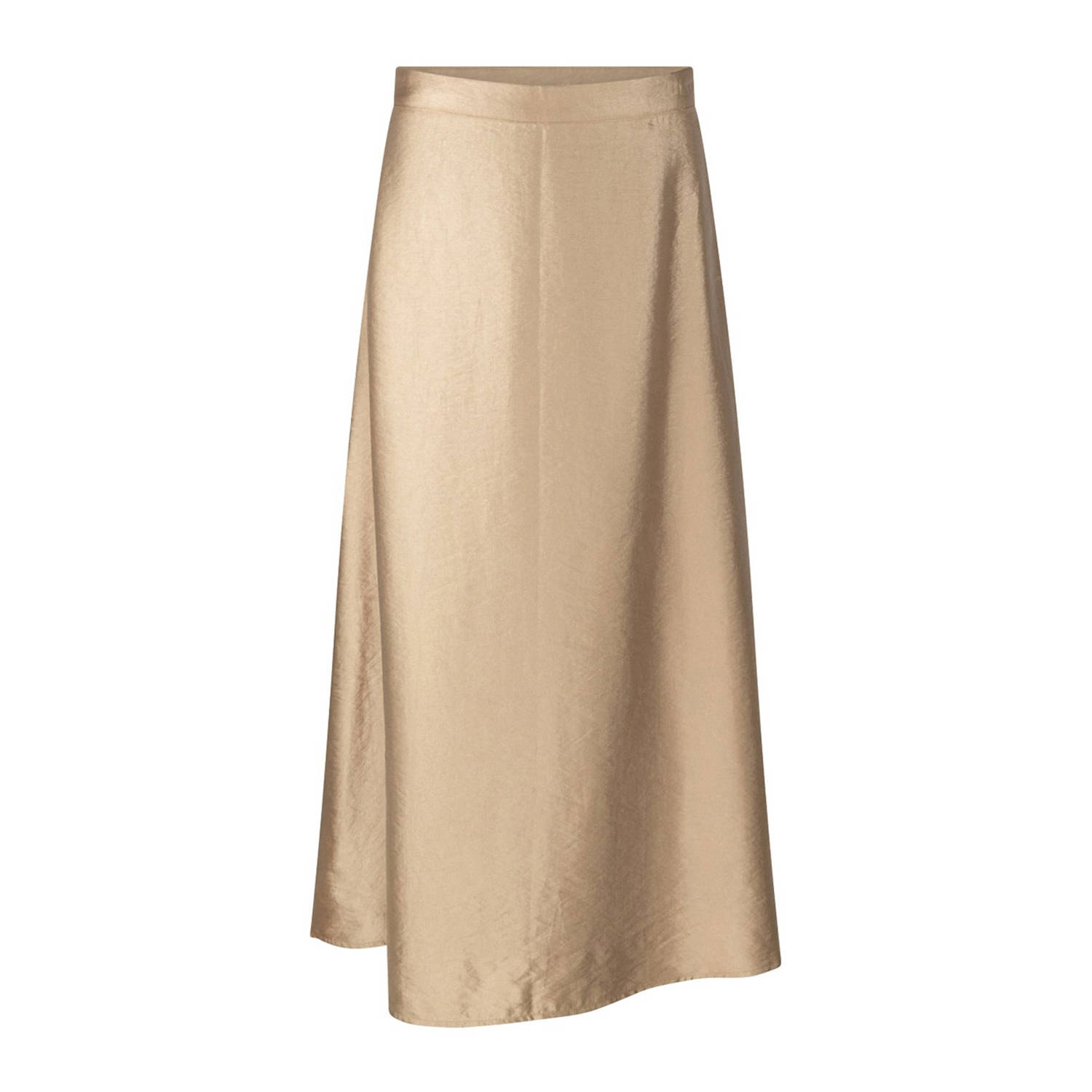 Aaiko Satin Lola Rok Warm Beige Dames