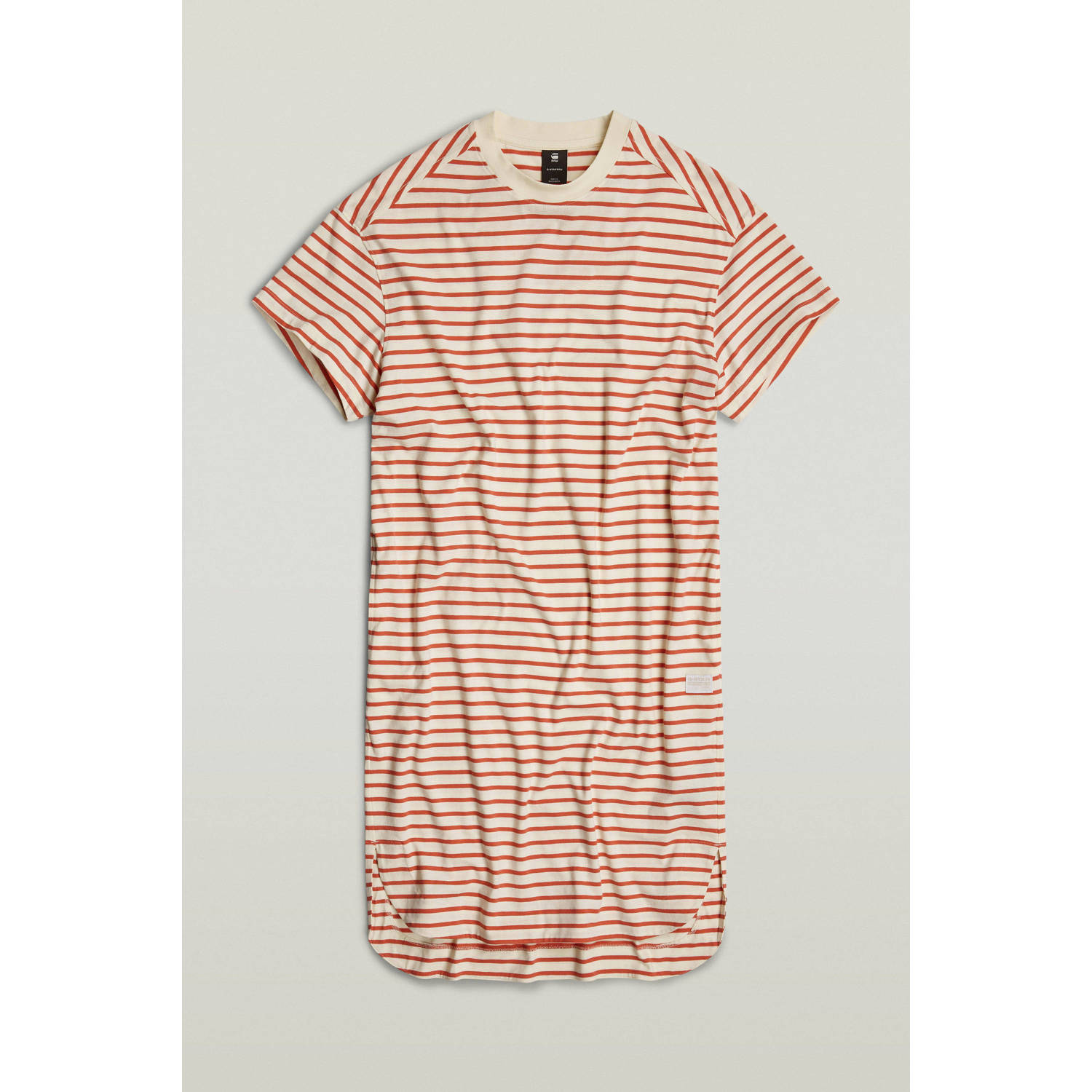 G-Star RAW Striped Loose T-Shirt Jurk Meerkleurig Dames