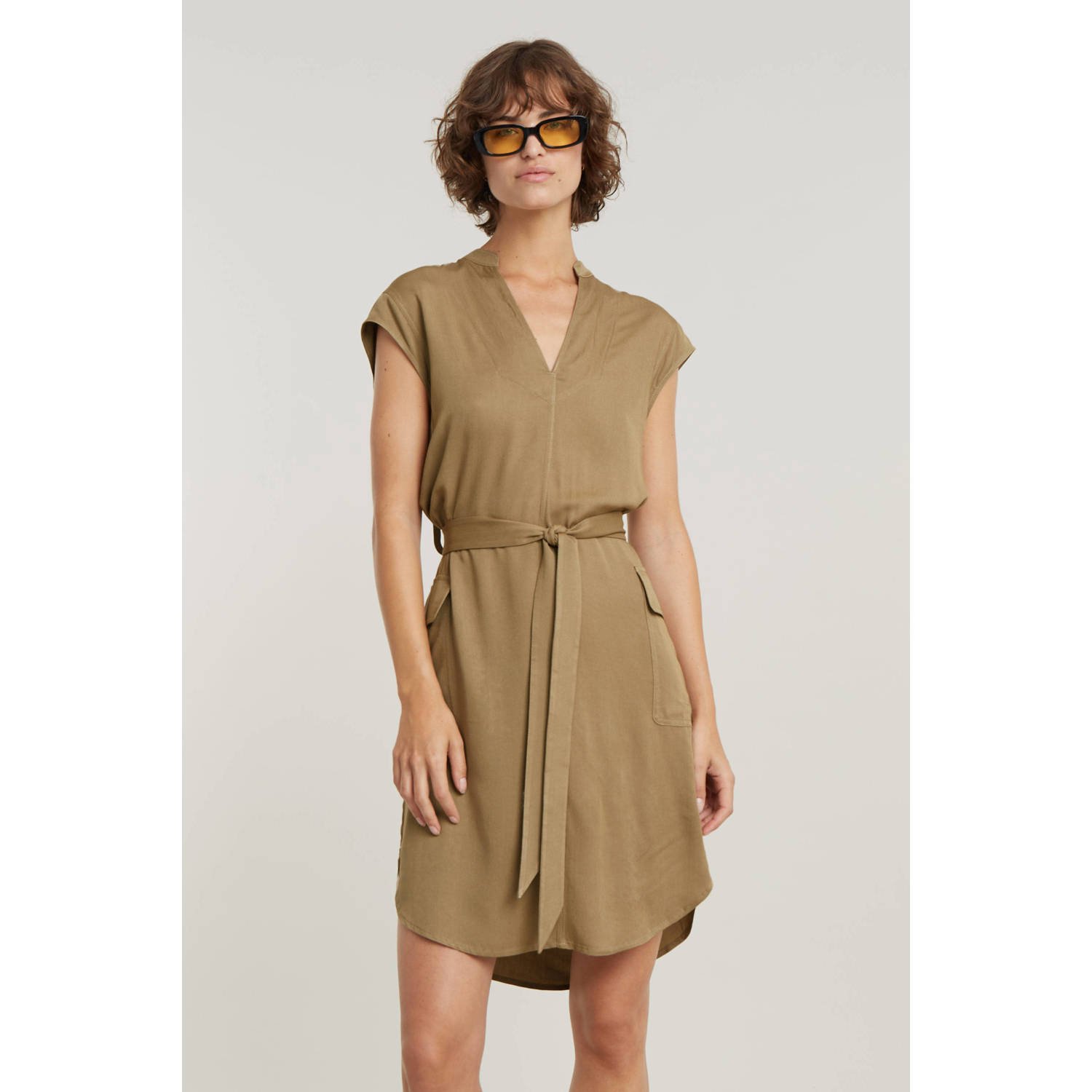 G-Star RAW Saharienne Jurk Beige Dames