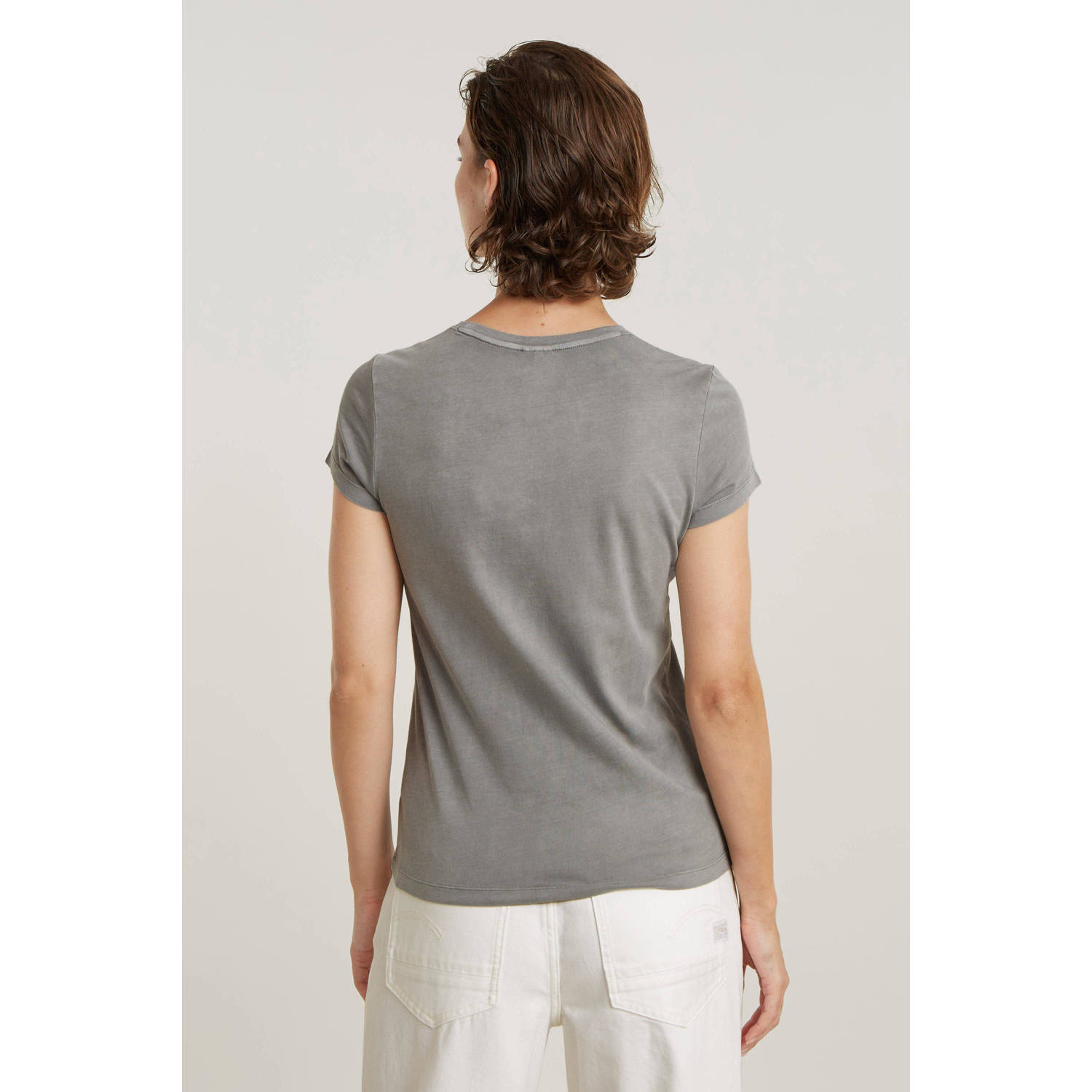 G-STAR T-shirt Eyben grijs