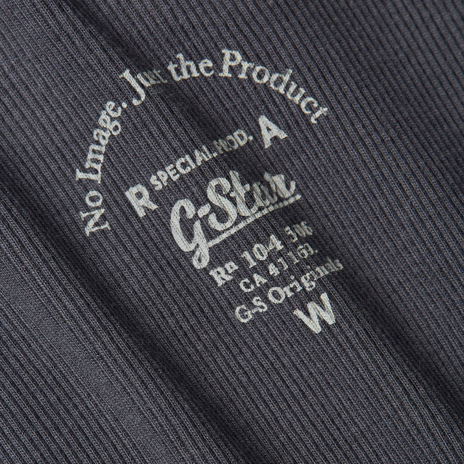 G-STAR top met printopdruk grijs wit
