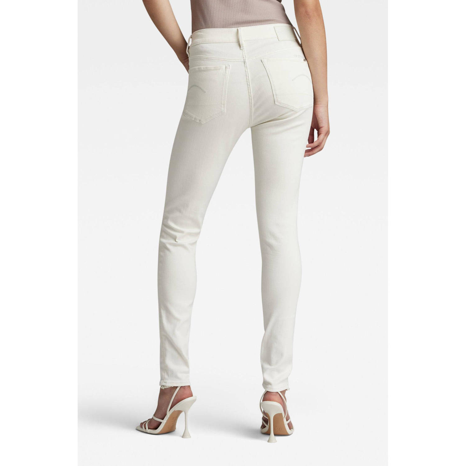 G-Star RAW 3301 high waist skinny jeans paper white gd