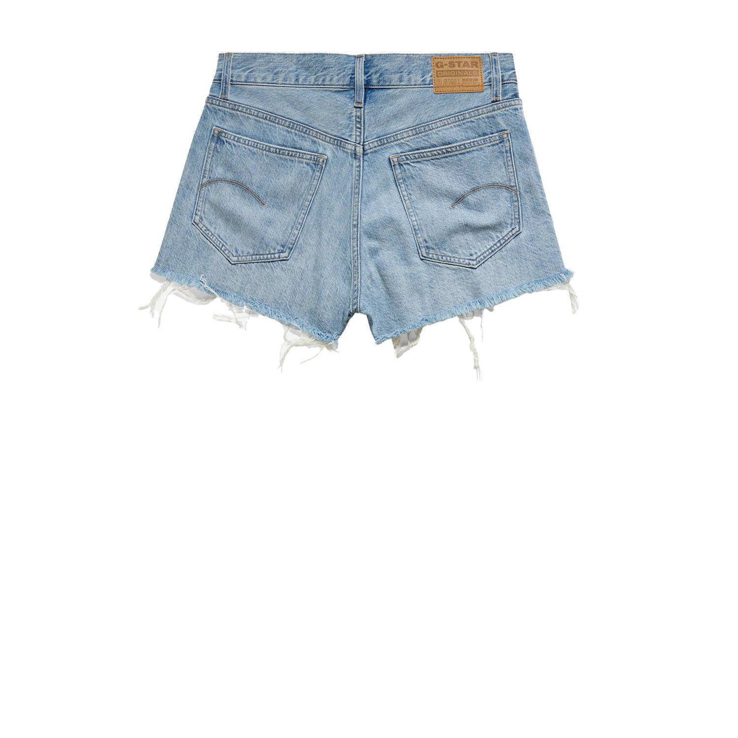 G-STAR regular fit short light blue denim