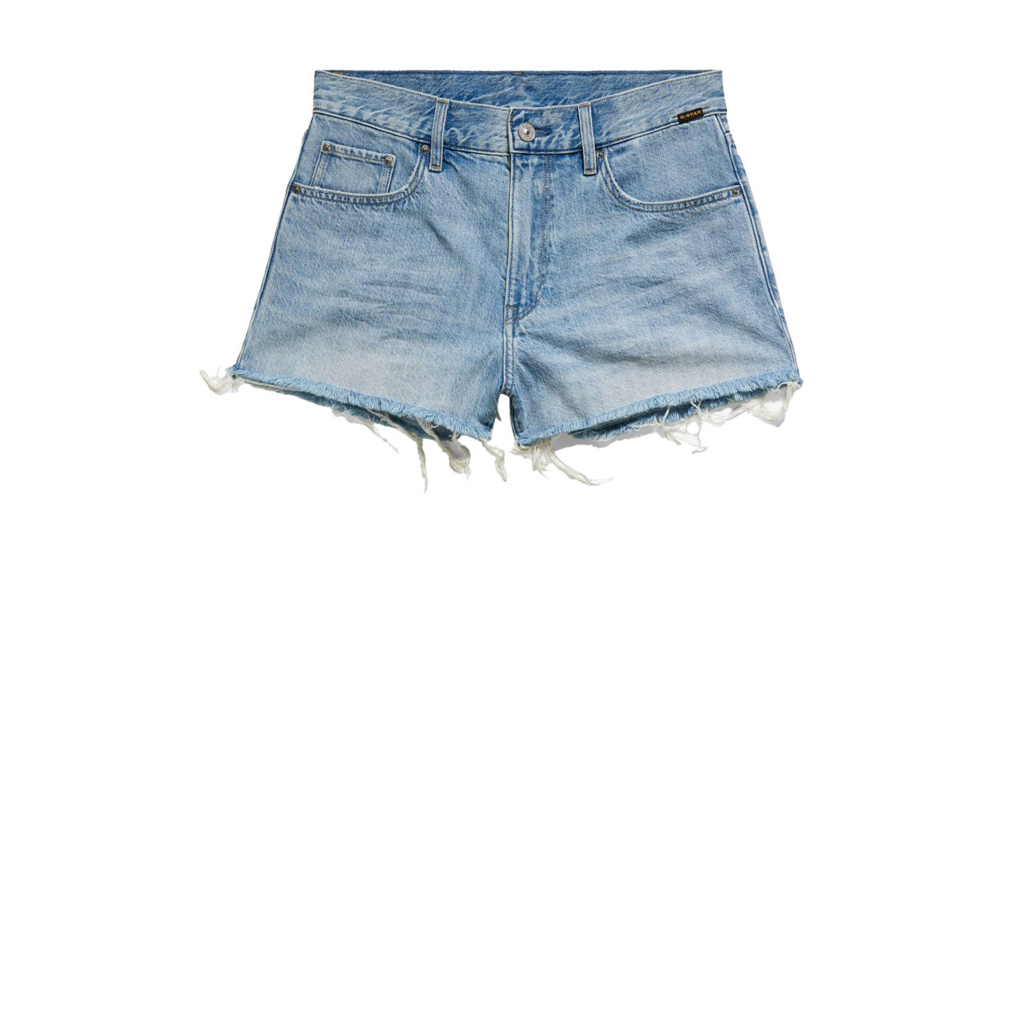 G-Star RAW True Short Raw Edge Lichtblauw Dames