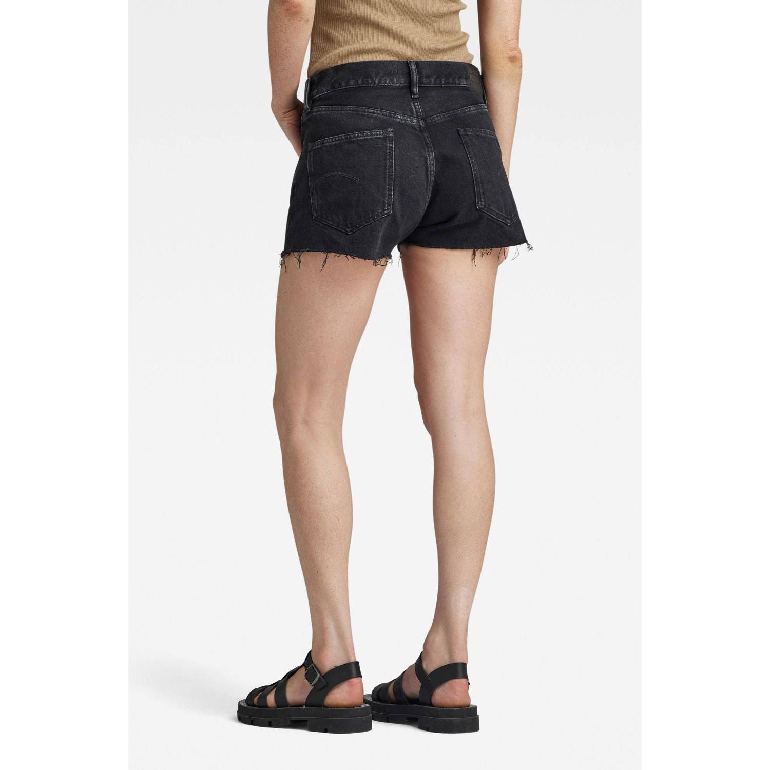 G-STAR regular fit short black denim