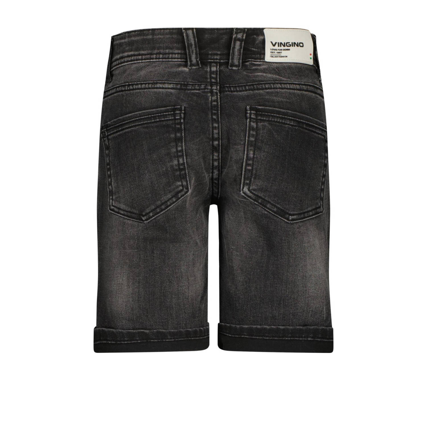 Vingino denim short Curzio Damage black vintage