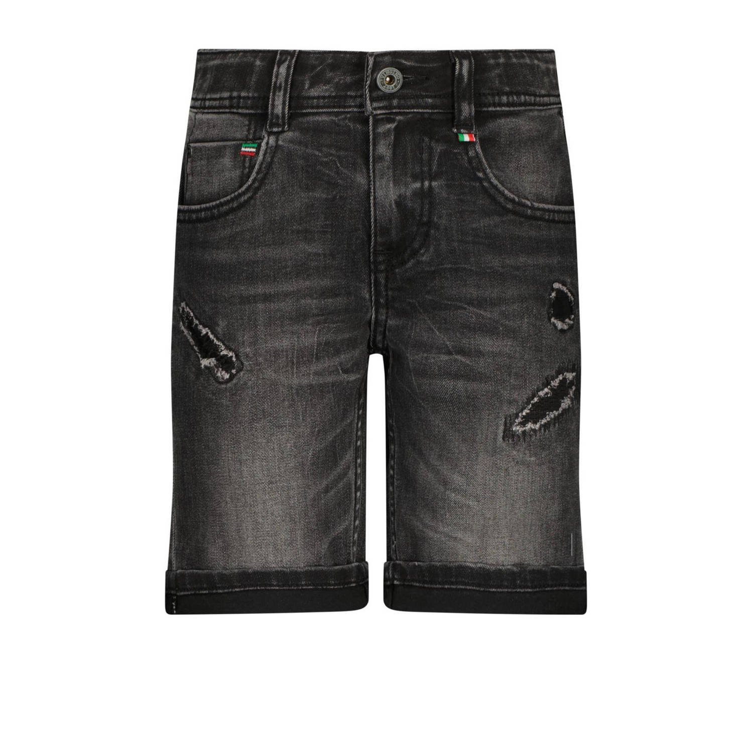 Vingino denim short Curzio Damage black vintage