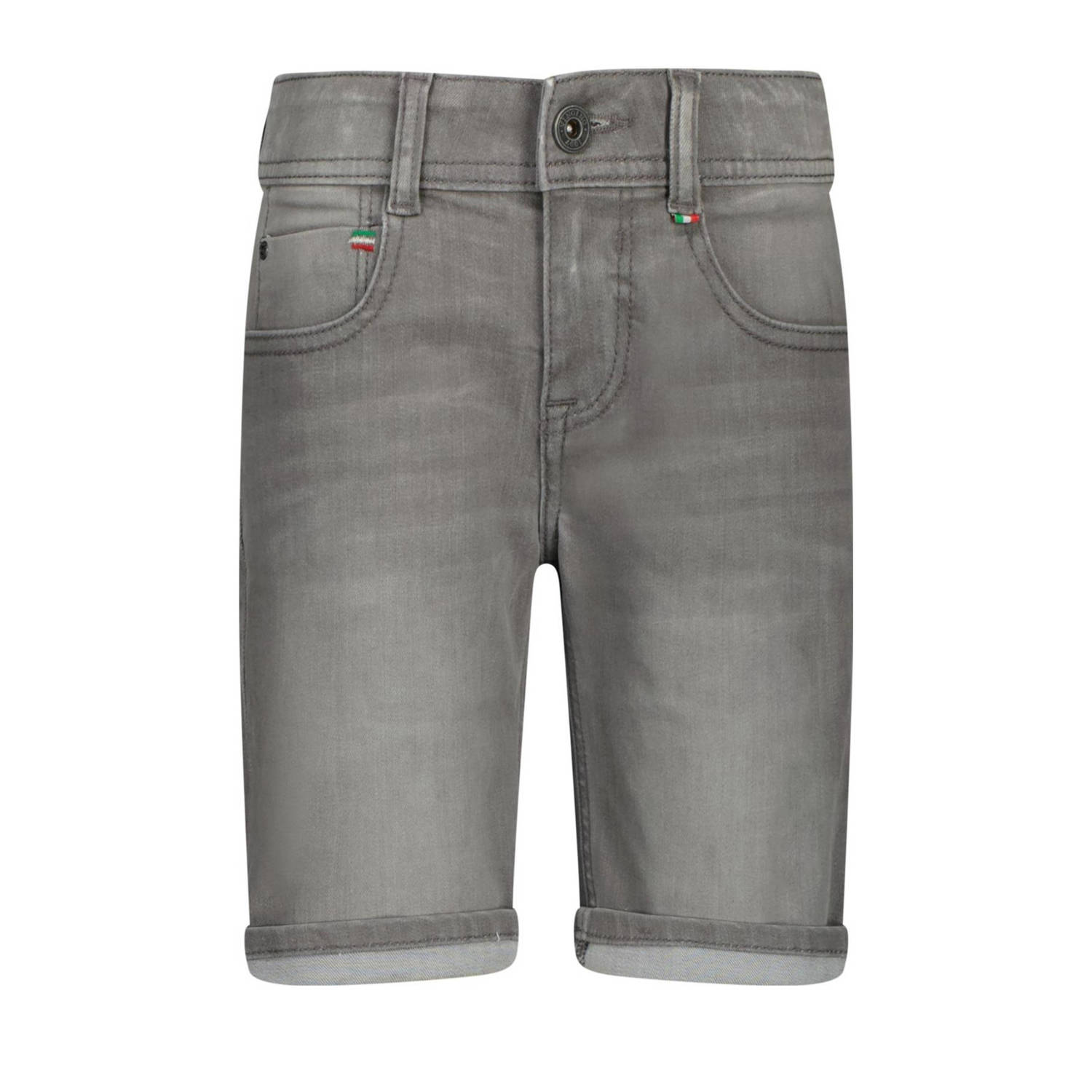 VINGINO denim short Curzio light grey Korte broek Grijs Jongens Stretchdenim 134