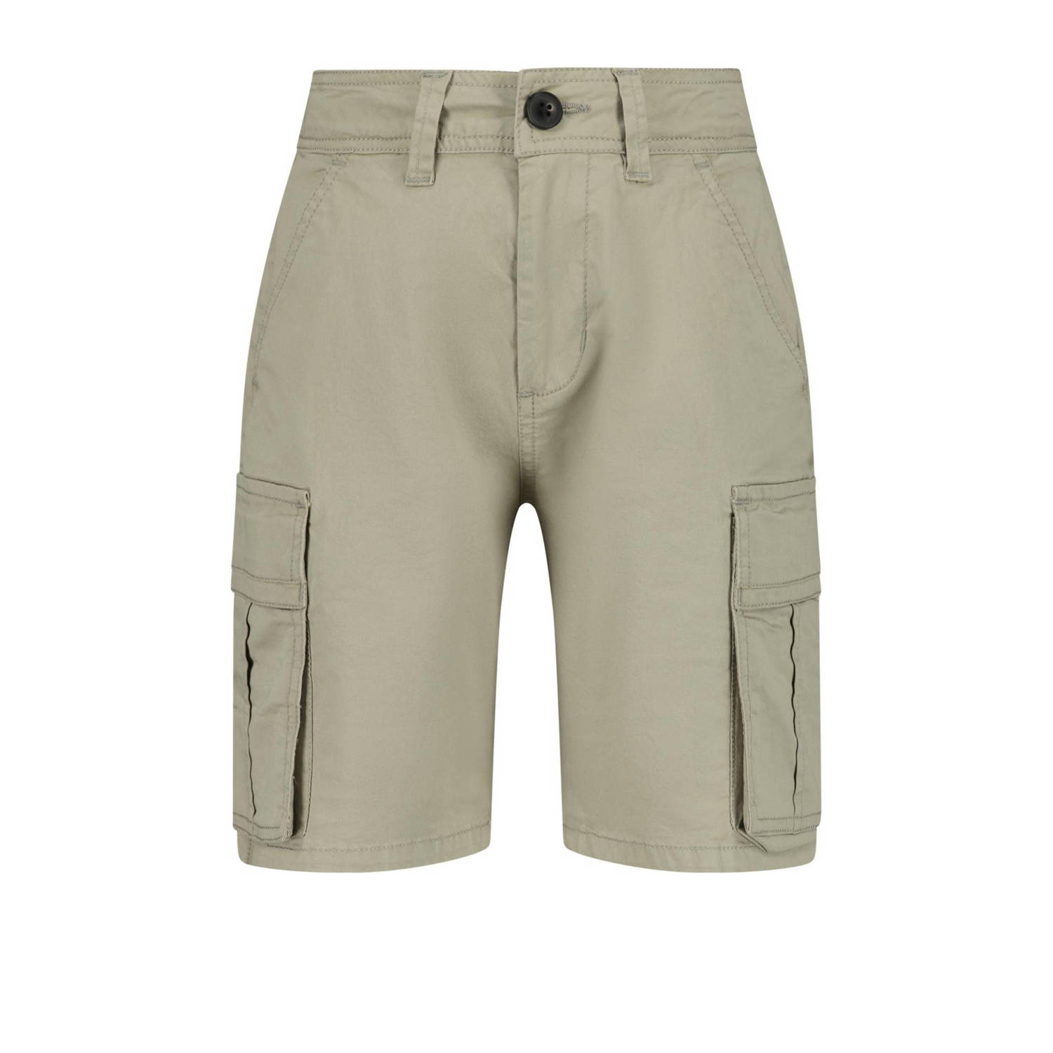 VINGINO regular fit cargo short Riof zachtgroen Korte broek Jongens Stretchkatoen 128