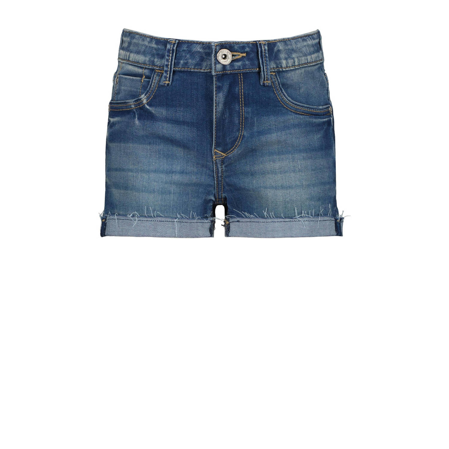 VINGINO denim short Diletta mid blue wash Korte broek Blauw Meisjes Stretchdenim 134