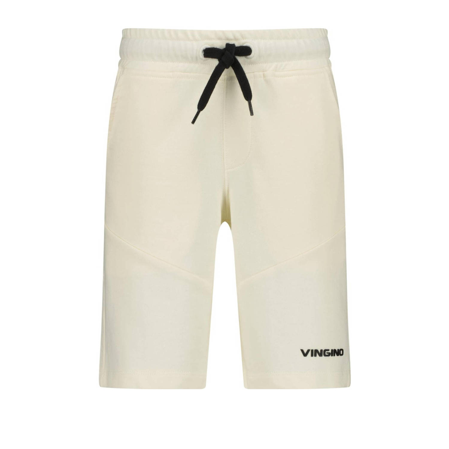 VINGINO sweatshort Rastoni ivoor Korte broek Ecru Effen 128