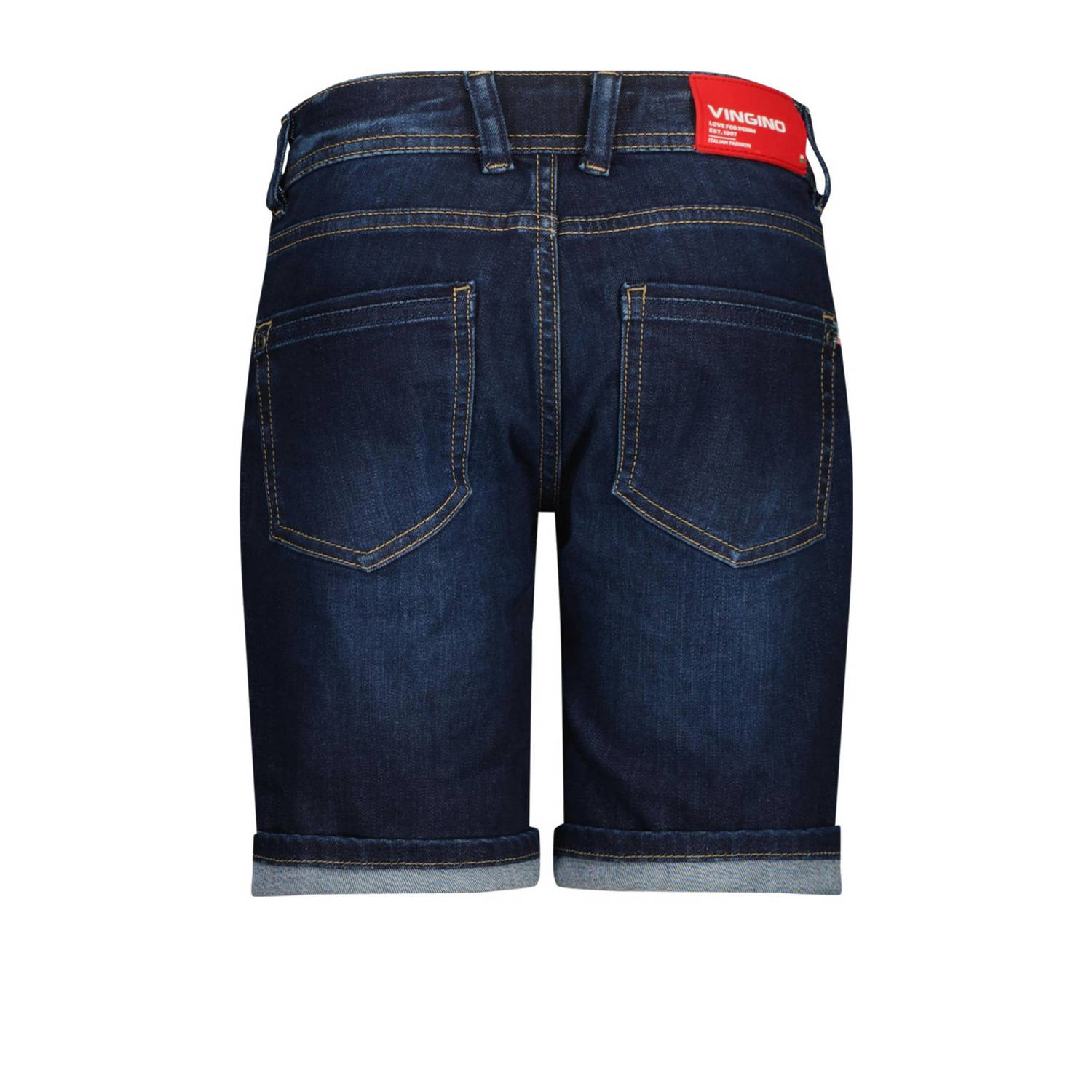 Vingino denim short Curzio Damage cruziale blue