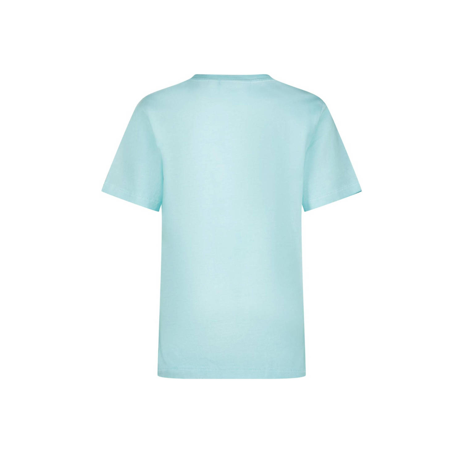 Vingino T-shirt Hois met printopdruk lichtblauw