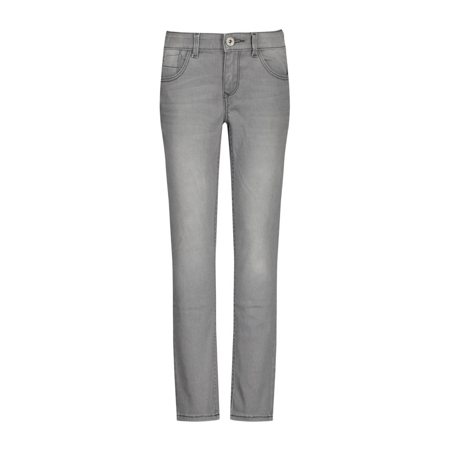VINGINO skinny jeans Alice light grey Grijs Meisjes Stretchdenim Effen 128