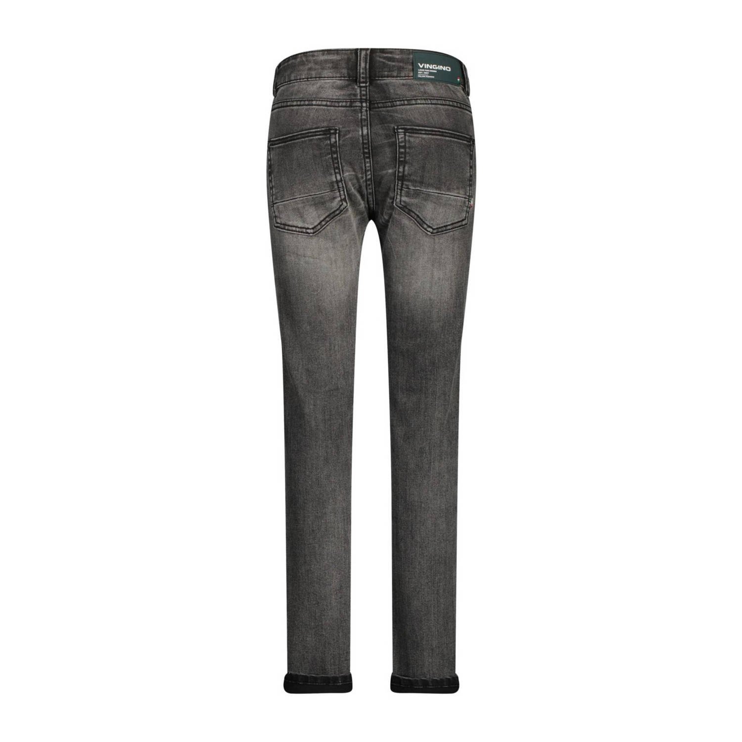 Vingino slim fit jeans Dante dark grey vintage