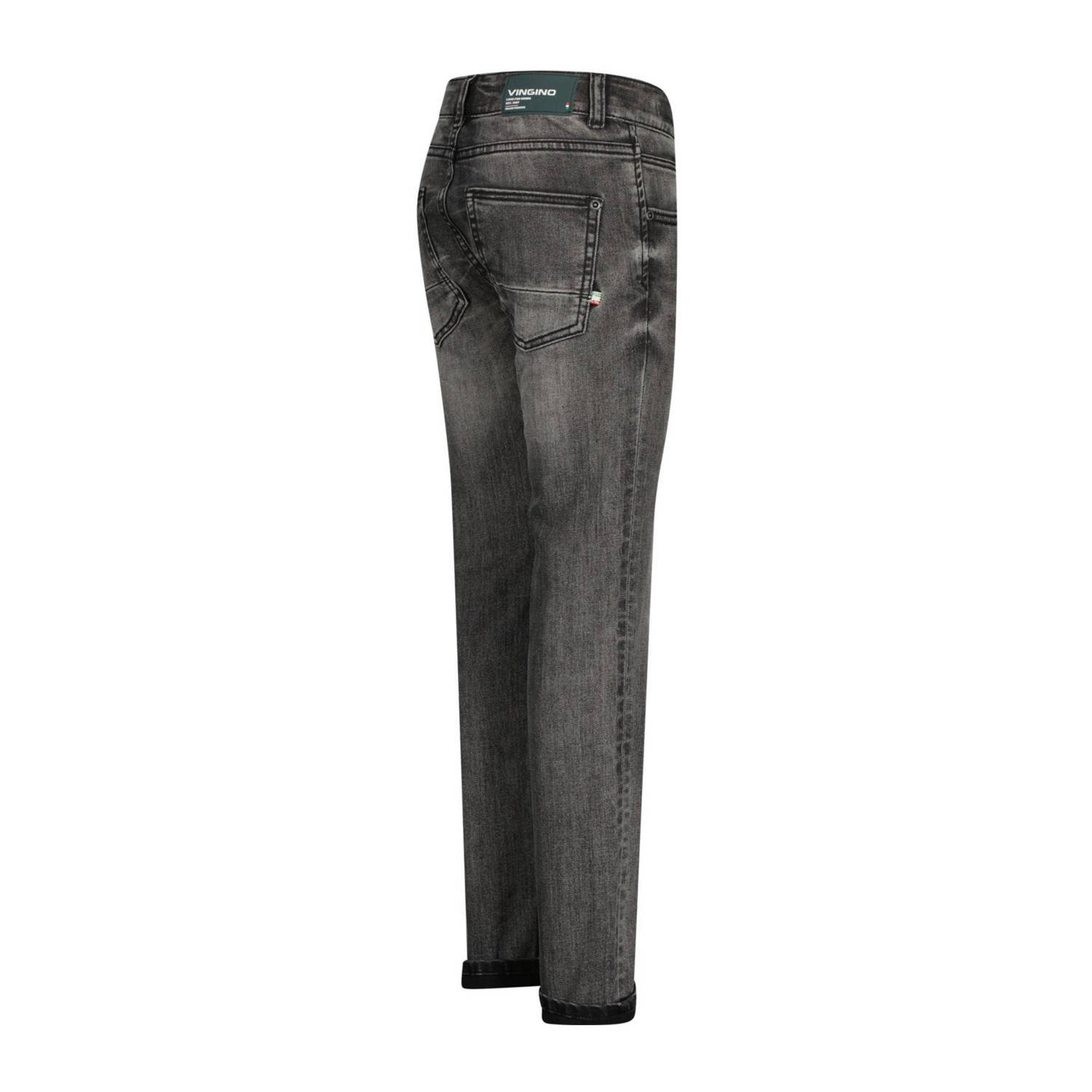 Vingino slim fit jeans Dante dark grey vintage