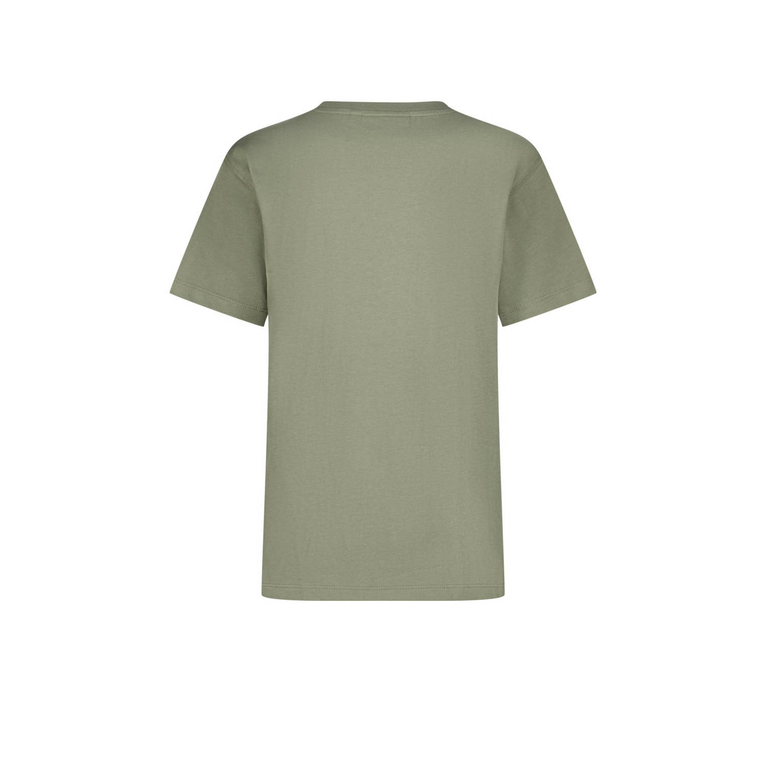 Vingino T-shirt Hon met logo olijfgroen