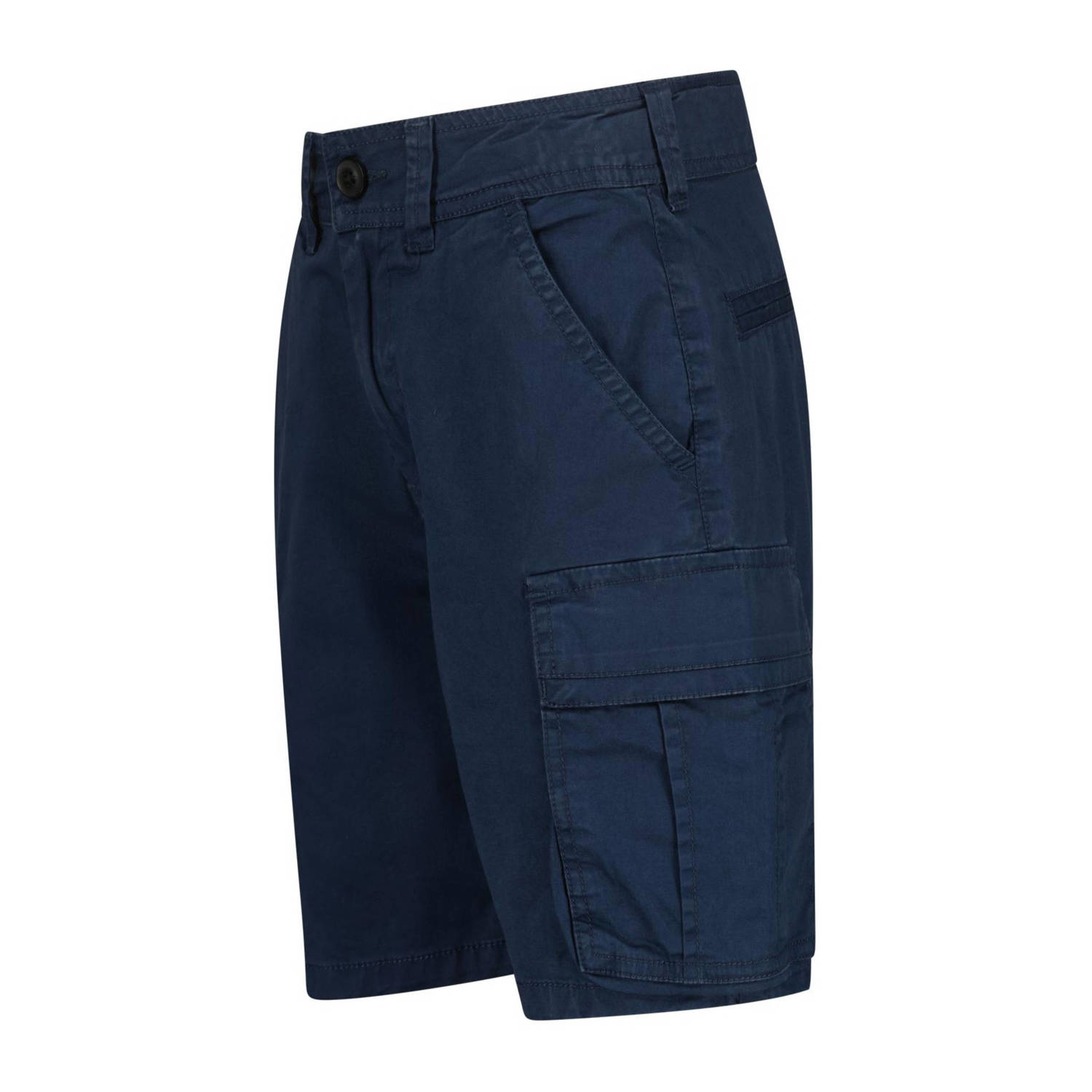 Vingino regular fit cargo short Riof donkerblauw