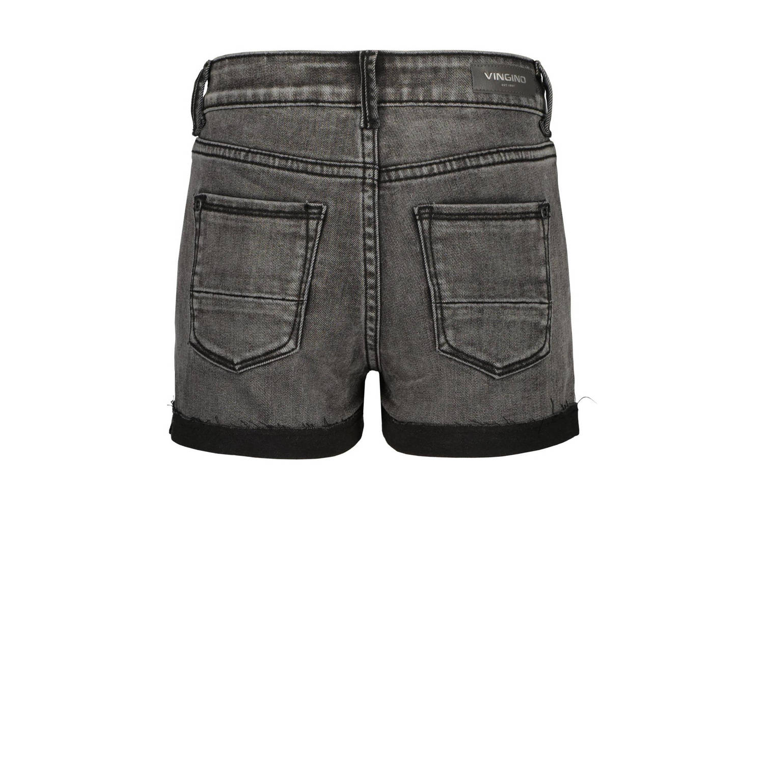 Vingino denim short Diletta dark grey vintage
