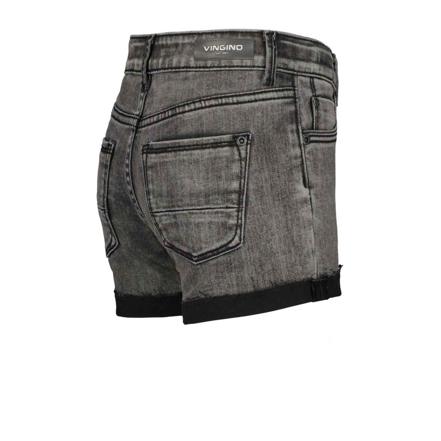 Vingino denim short Diletta dark grey vintage