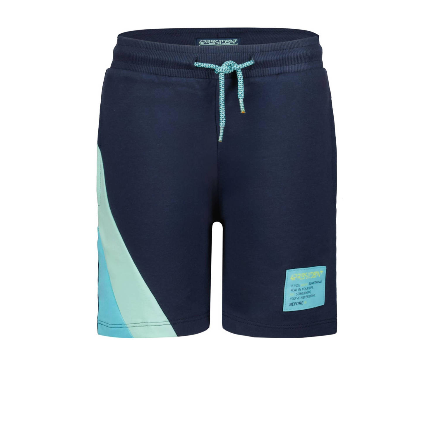 4PRESIDENT sweatshort blauw