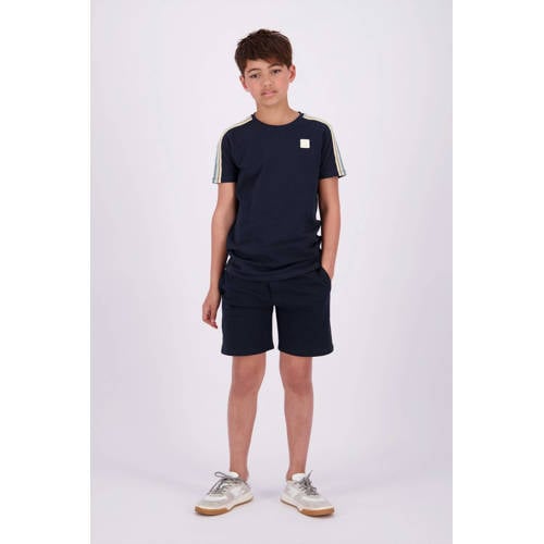 Vingino T-shirt Jape donkerblauw/geel afbeelding