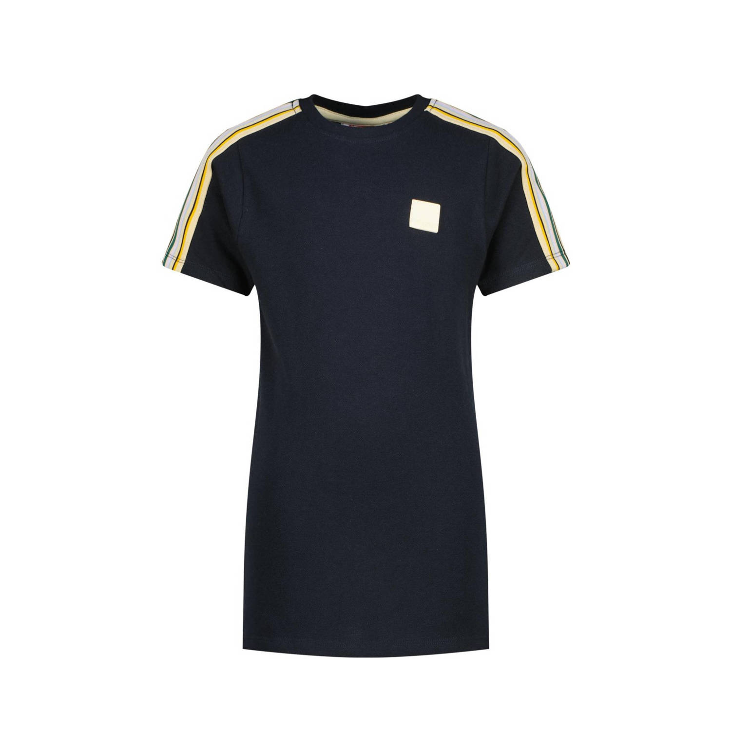 VINGINO T-shirt Jape donkerblauw geel Jongens Katoen Ronde hals Meerkleurig 128