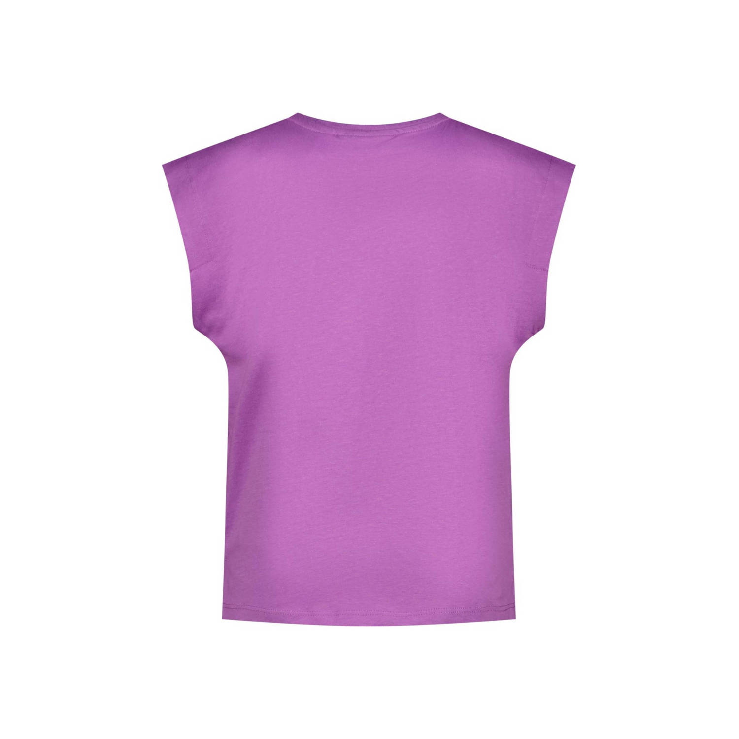 Vingino T-shirt met tekst paars