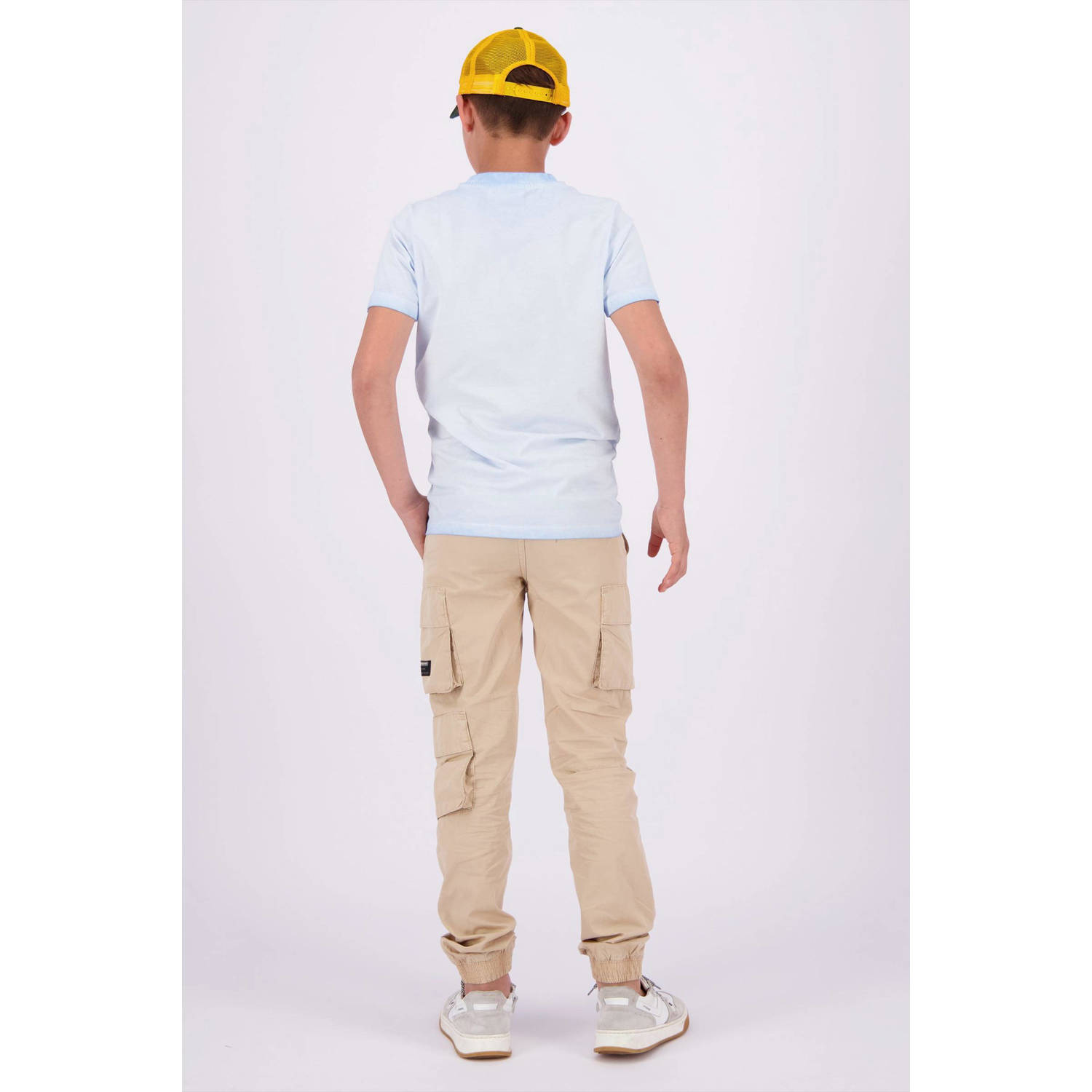 Vingino T-shirt met tekst lichtblauw