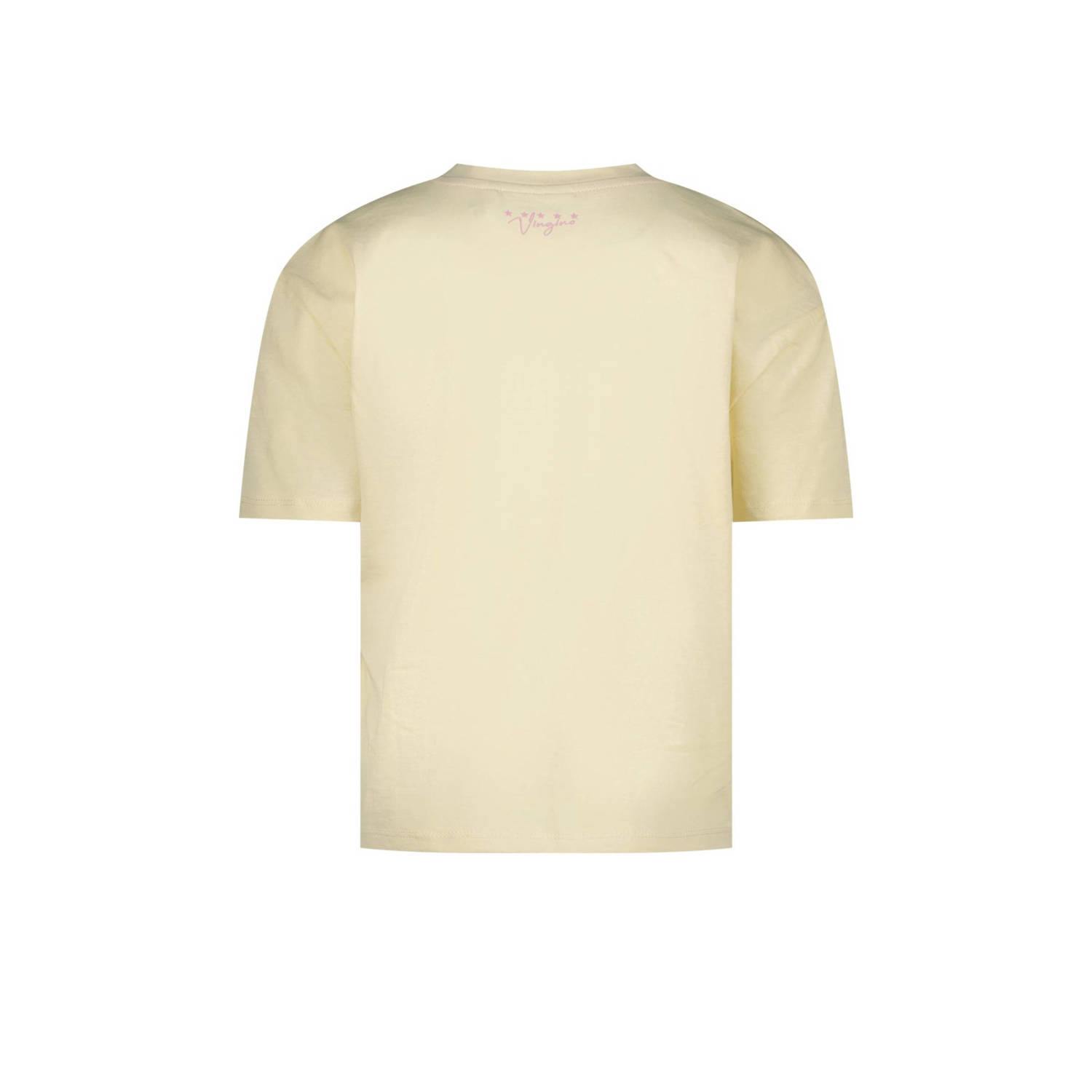 Vingino T-shirt met printopdruk offwhite