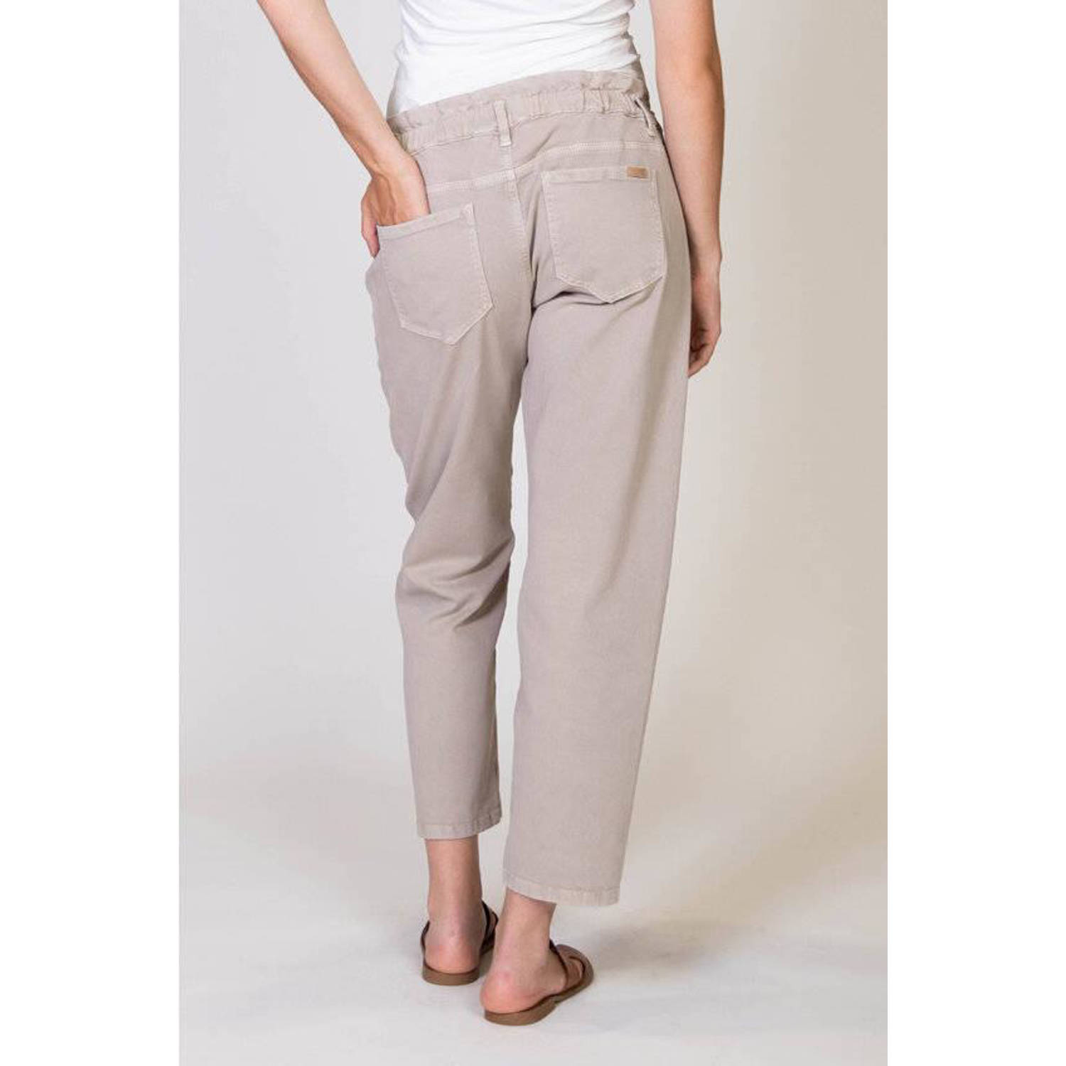 LOVE2WAIT loose fit broek beige