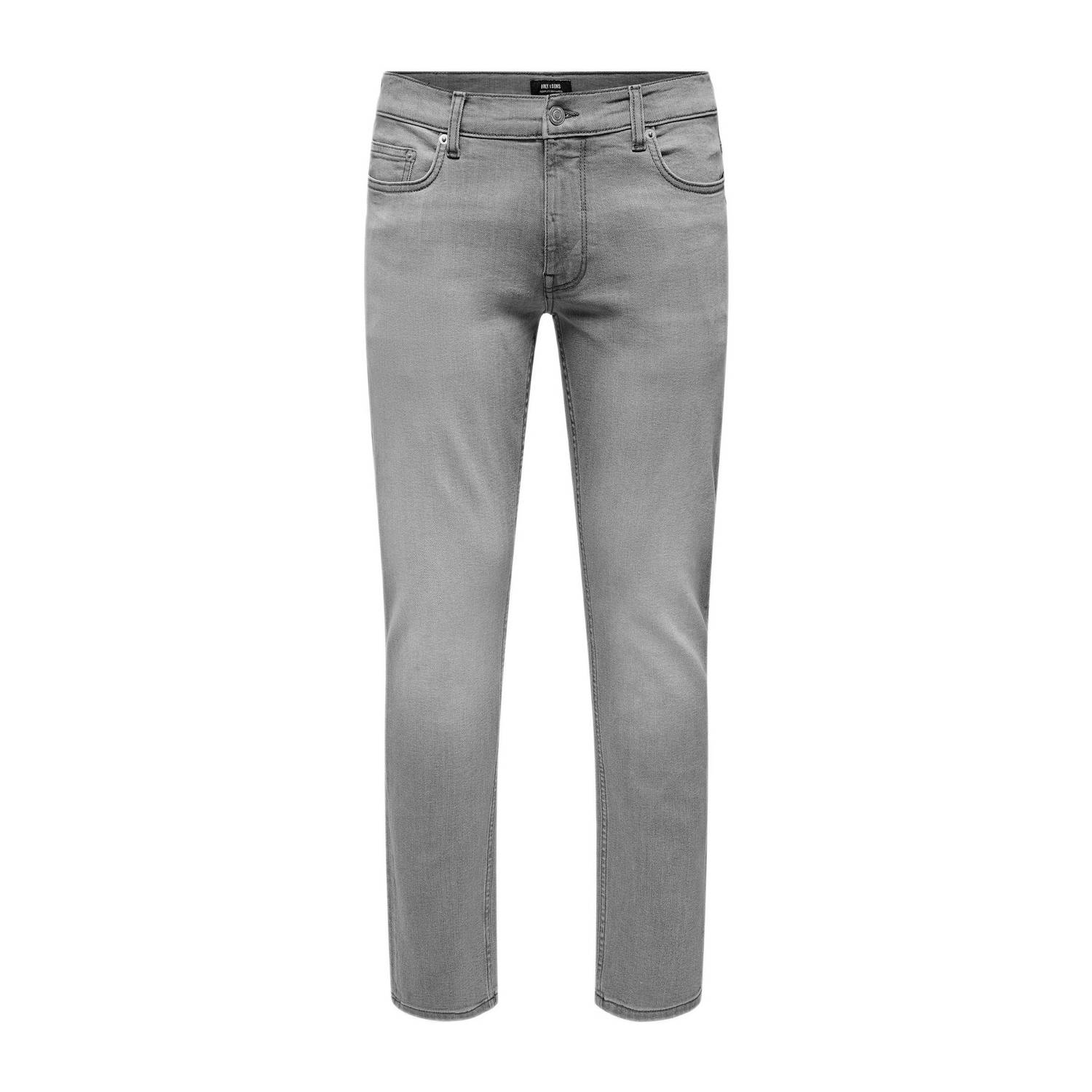 ONLY & SONS slim fit jeans ONSLOOM grijs