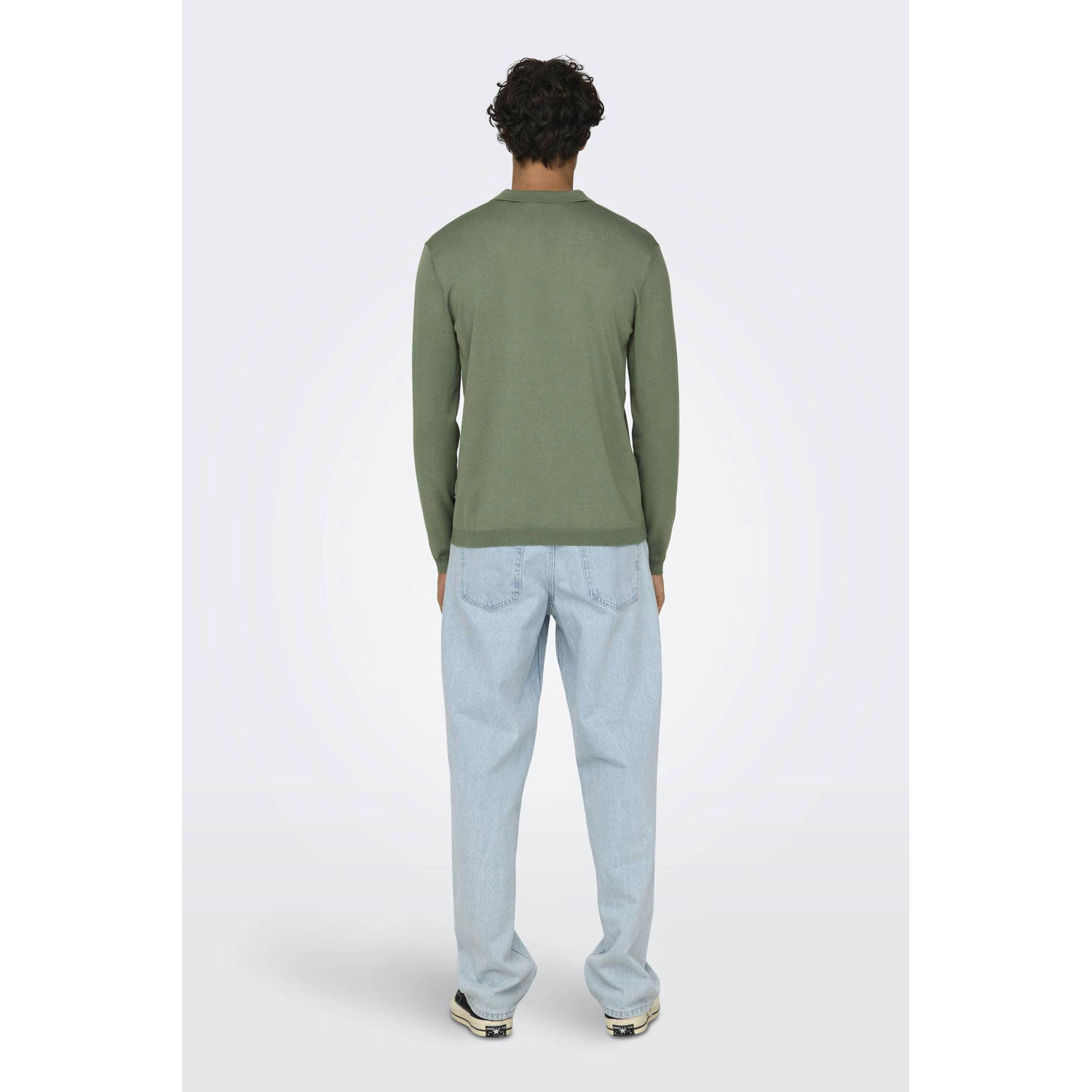 ONLY & SONS polo ONSWYLER groen