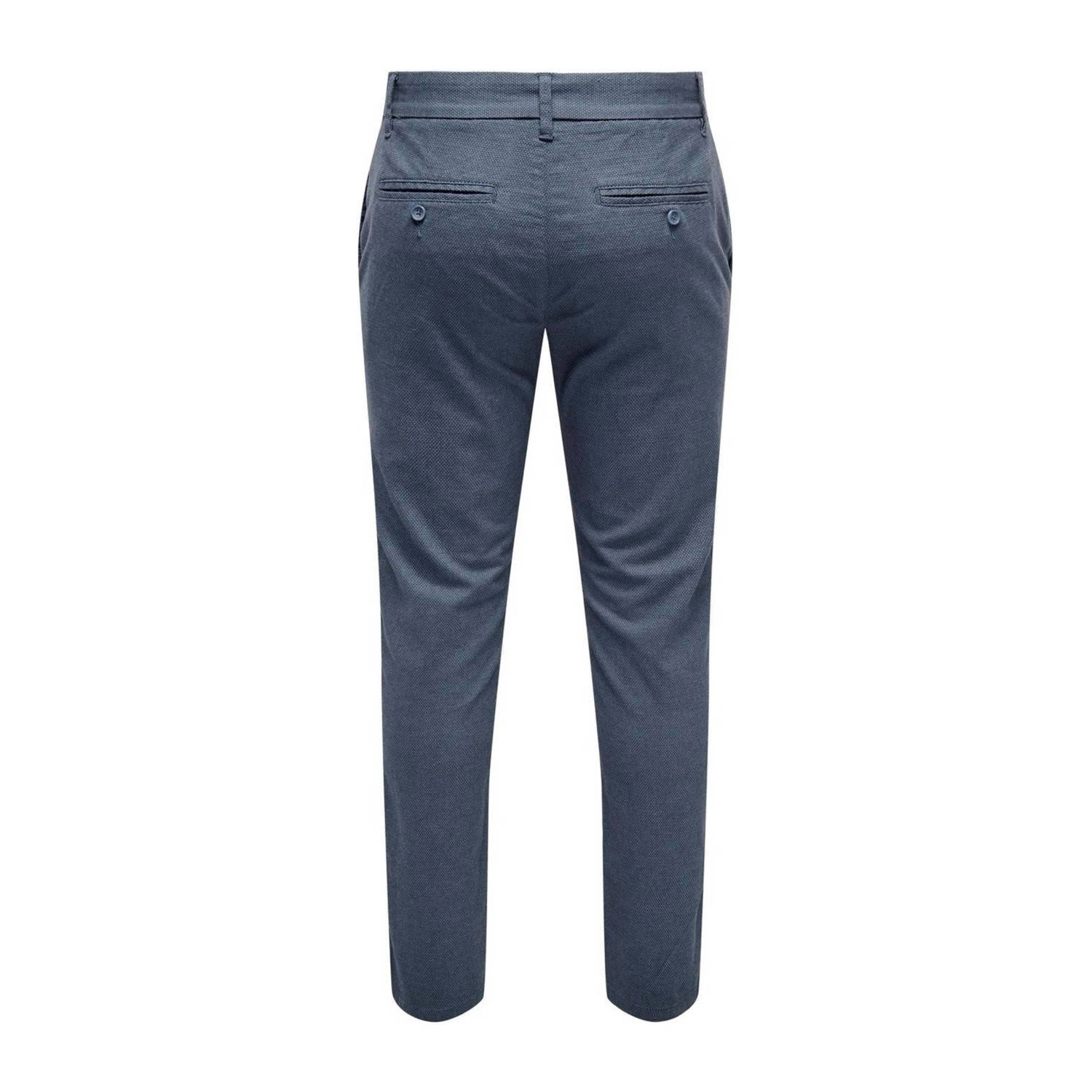 ONLY & SONS slim fit chino ONSMARK blauw