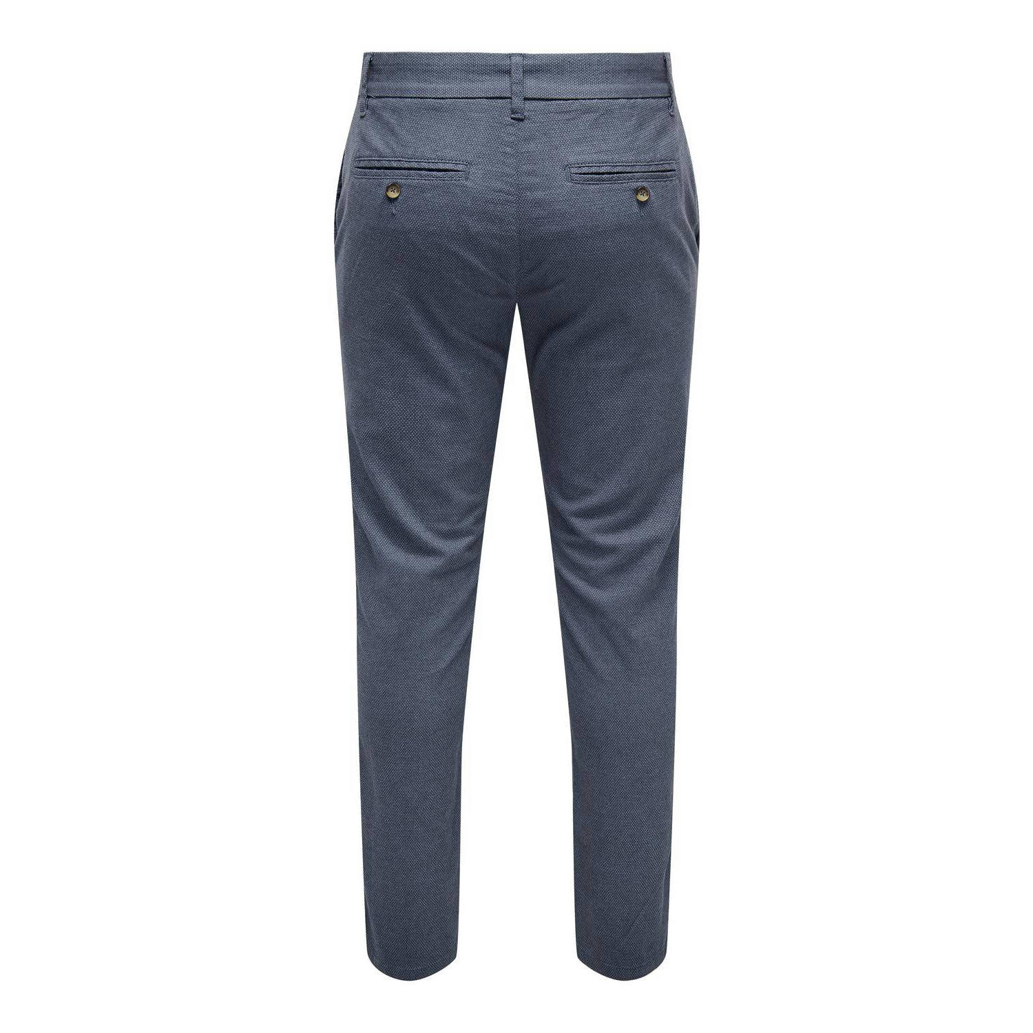 ONLY & SONS slim fit chino ONSMARK blauw