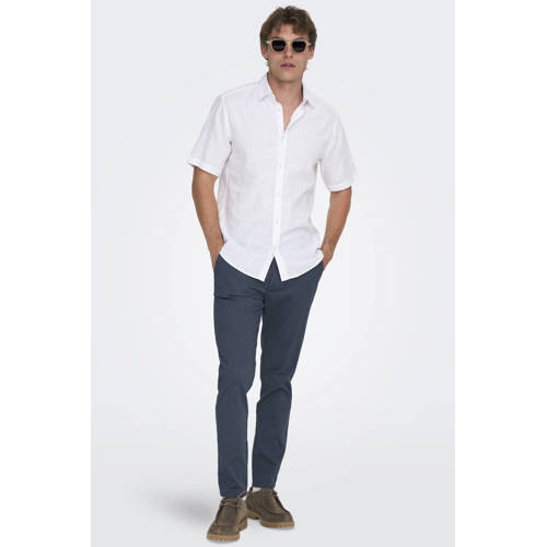 ONLY & SONS slim chino blauw afbeelding