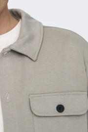 thumbnail: ONLY & SONS regular overshirt lichtkaki