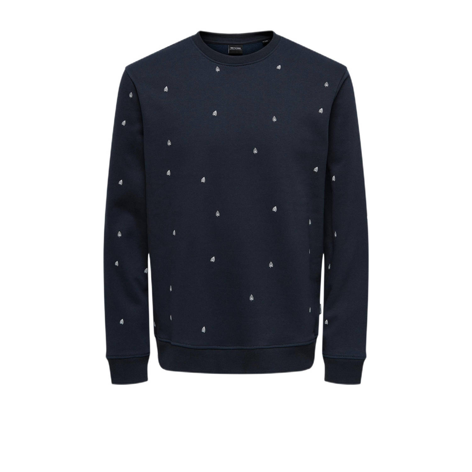 ONLY & SONS sweater ONSDAVE met all over print dark navy