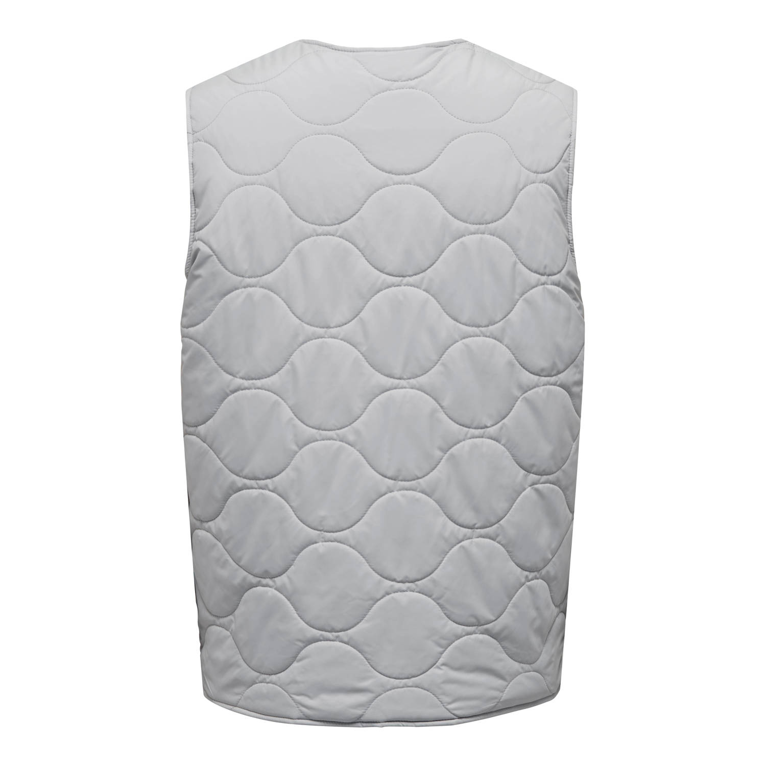 ONLY & SONS quilted bodywarmer ONSART pearl blue